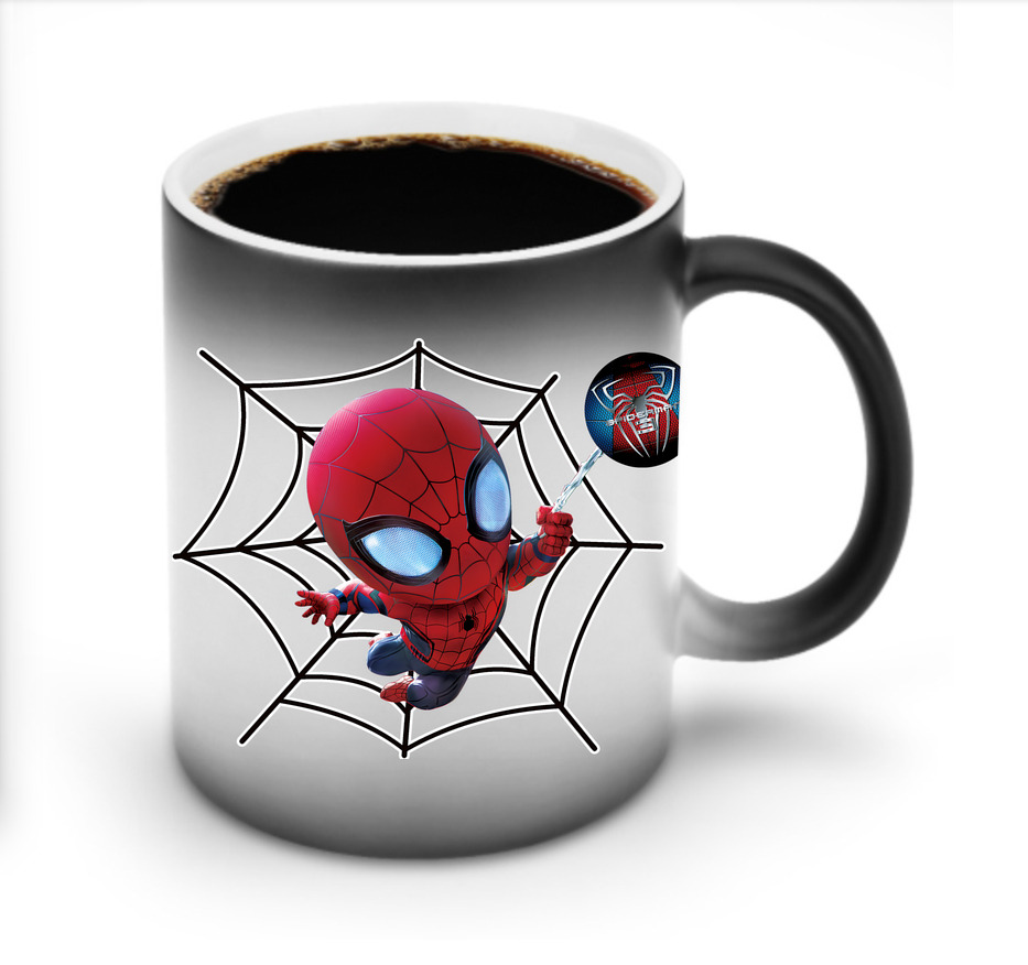（画像用） Spider Man スパイダーマン 温度変色マグカップ