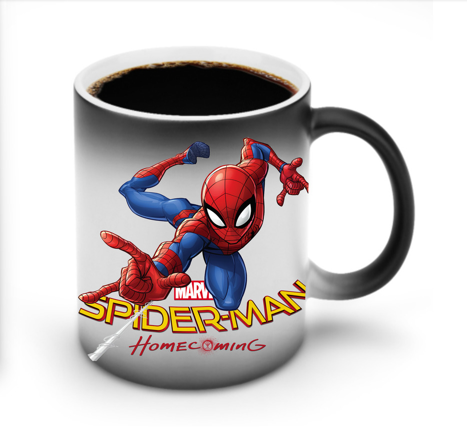 （画像用） Spider Man スパイダーマン 温度変色マグカップ