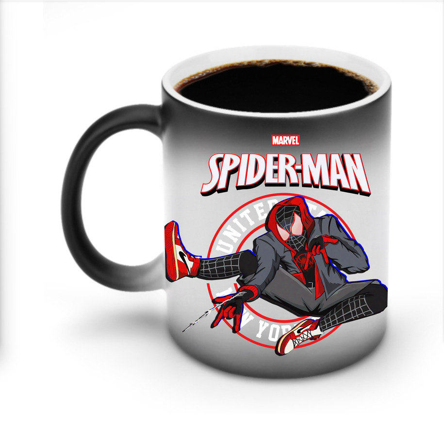 （画像用） Spider Man スパイダーマン 温度変色マグカップ