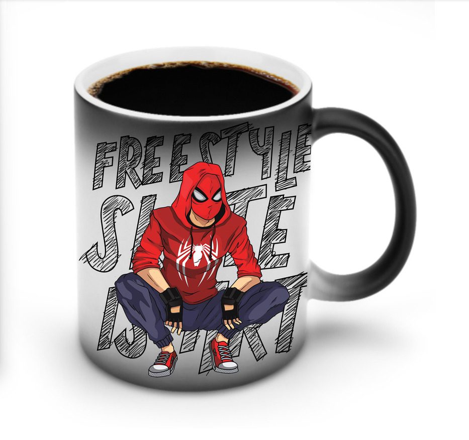 （画像用） Spider Man スパイダーマン 温度変色マグカップ