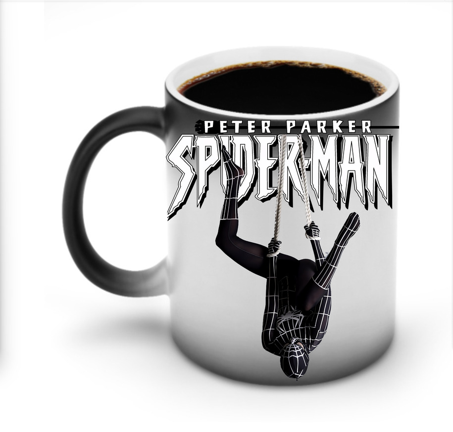 （画像用） Spider Man スパイダーマン 温度変色マグカップ