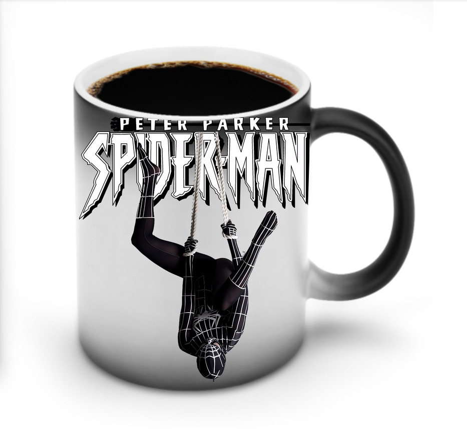 （画像用） Spider Man スパイダーマン 温度変色マグカップ