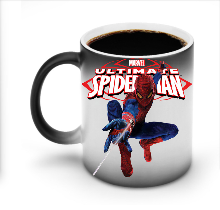 （画像用） Spider Man スパイダーマン 温度変色マグカップ
