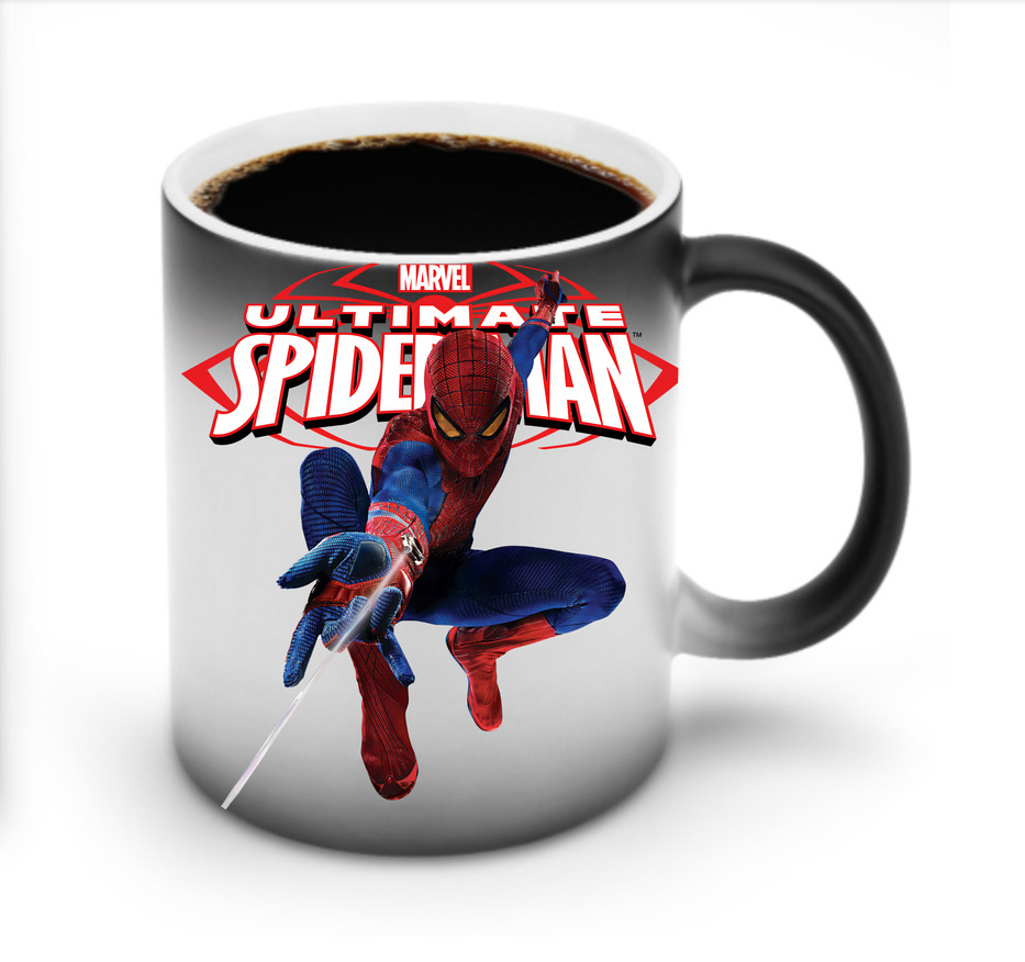 （画像用） Spider Man スパイダーマン 温度変色マグカップ
