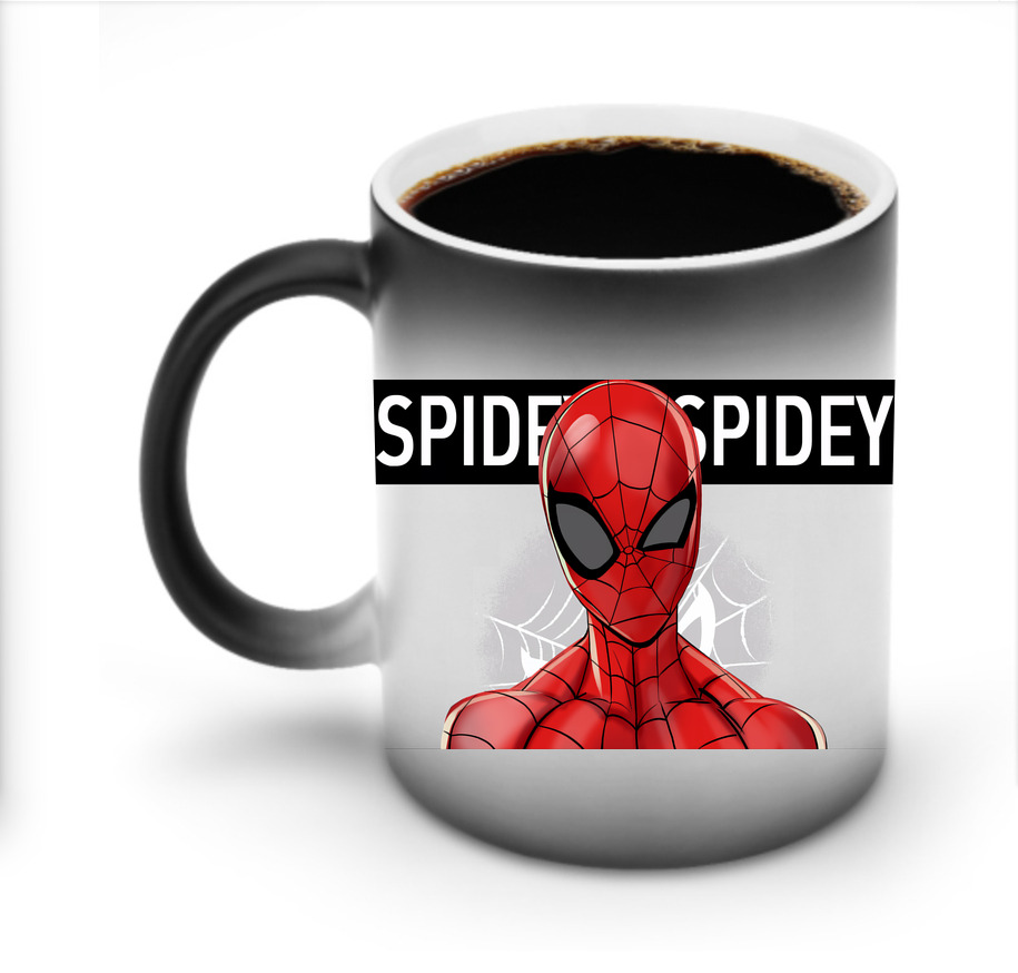 （画像用） Spider Man スパイダーマン 温度変色マグカップ