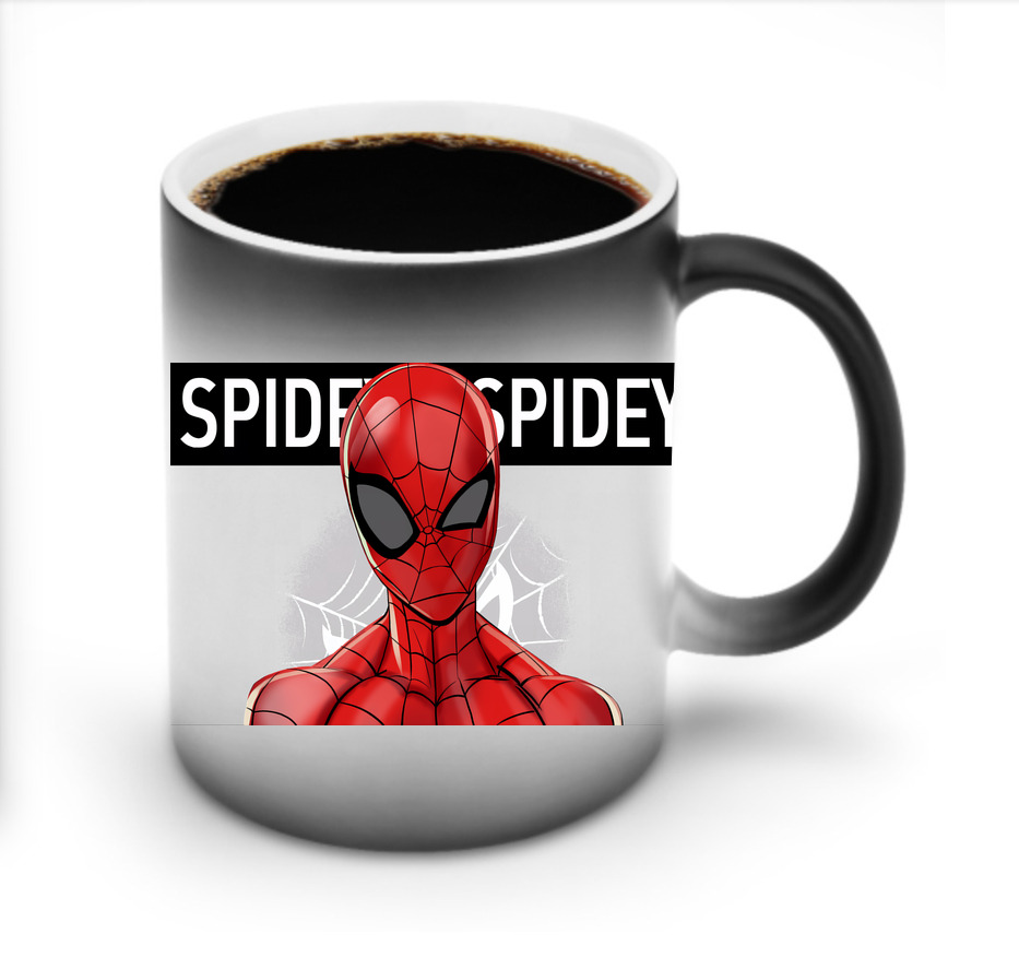 （画像用） Spider Man スパイダーマン 温度変色マグカップ