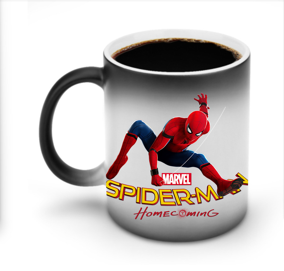 （画像用） Spider Man スパイダーマン 温度変色マグカップ