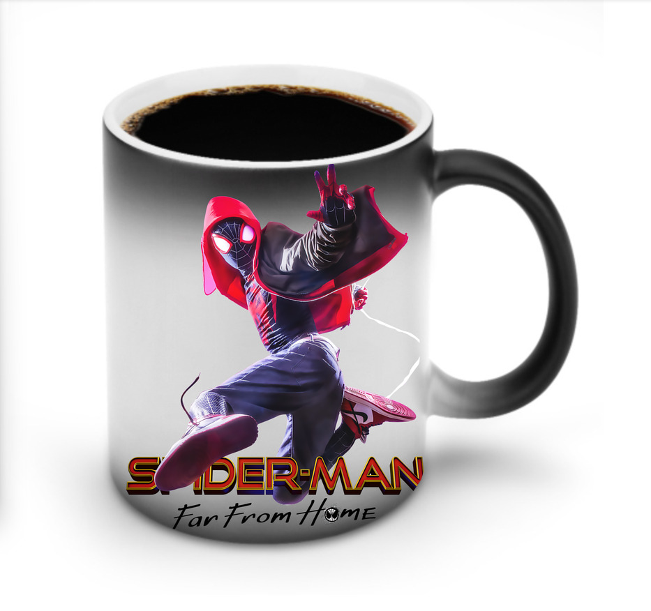 （画像用） Spider Man スパイダーマン 温度変色マグカップ