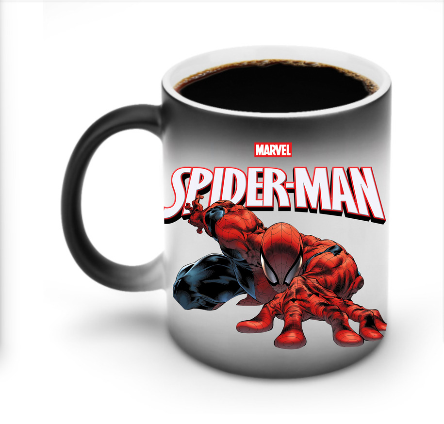 （画像用） Spider Man スパイダーマン 温度変色マグカップ