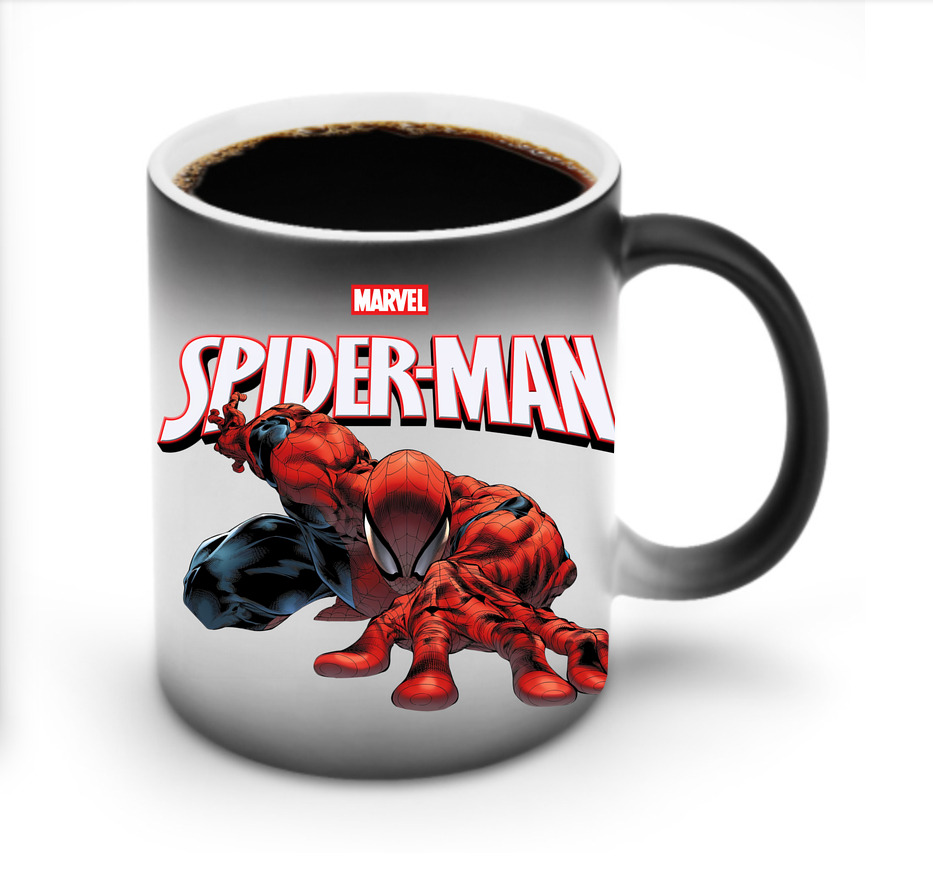 （画像用） Spider Man スパイダーマン 温度変色マグカップ