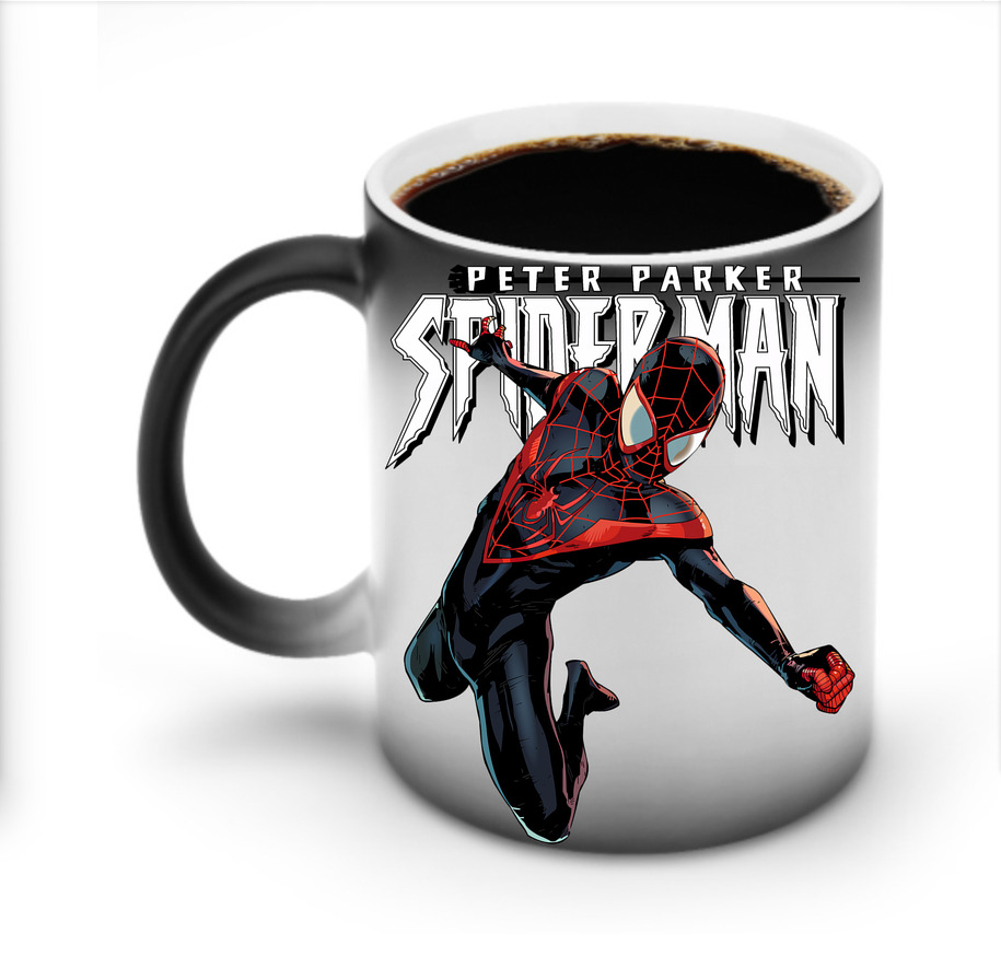 （画像用） Spider Man スパイダーマン 温度変色マグカップ