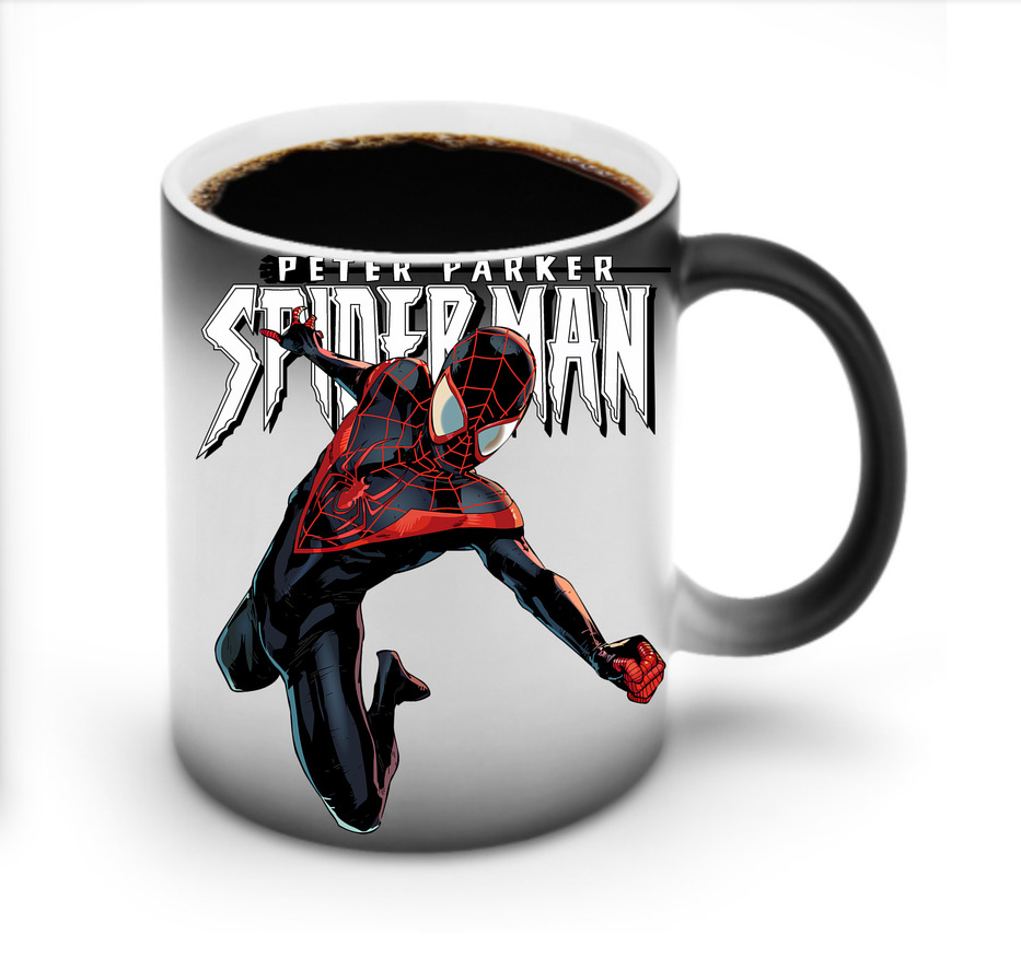 （画像用） Spider Man スパイダーマン 温度変色マグカップ