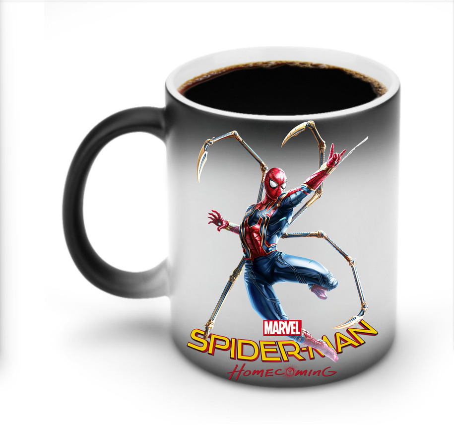 （画像用） Spider Man スパイダーマン 温度変色マグカップ