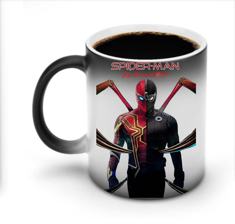 （画像用） Spider Man スパイダーマン 温度変色マグカップ