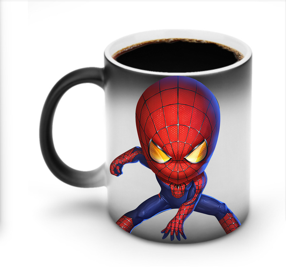 （画像用） Spider Man スパイダーマン 温度変色マグカップ
