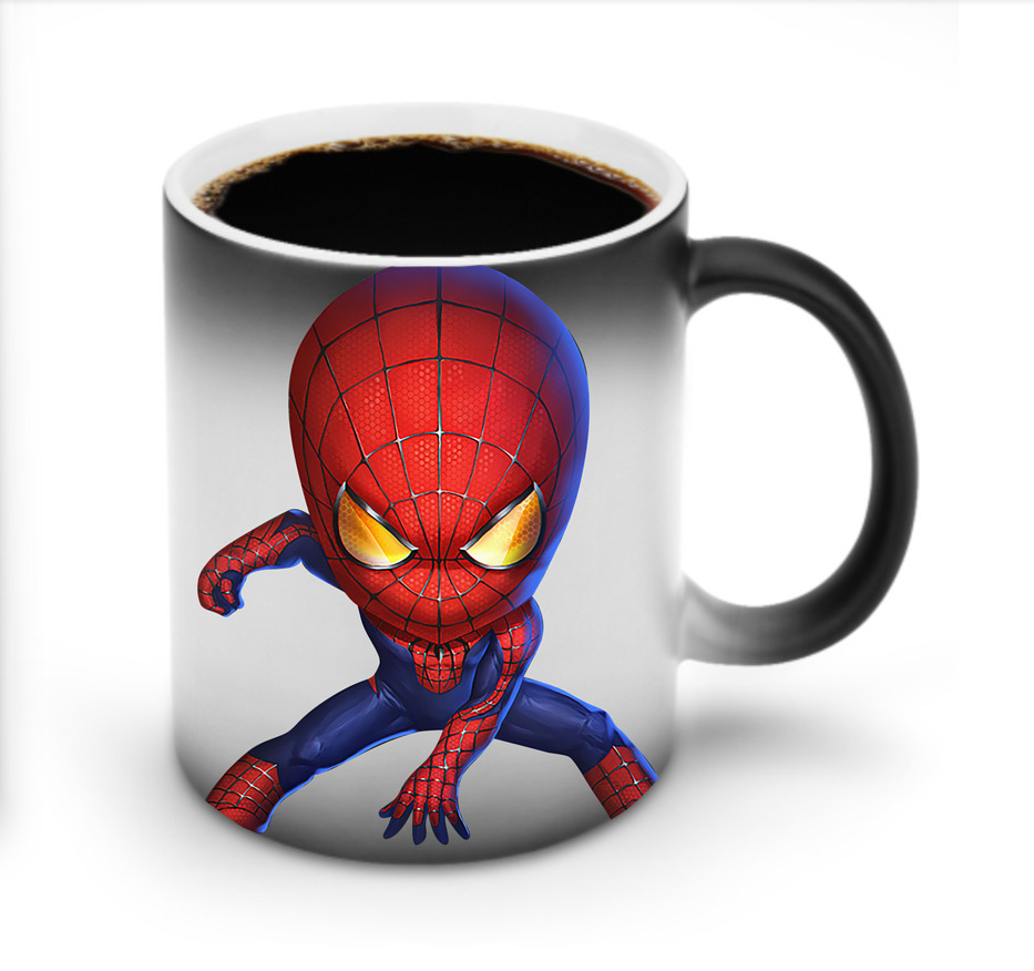（画像用） Spider Man スパイダーマン 温度変色マグカップ