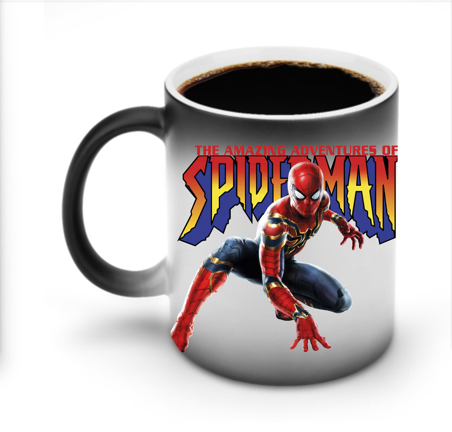 （画像用） Spider Man スパイダーマン 温度変色マグカップ