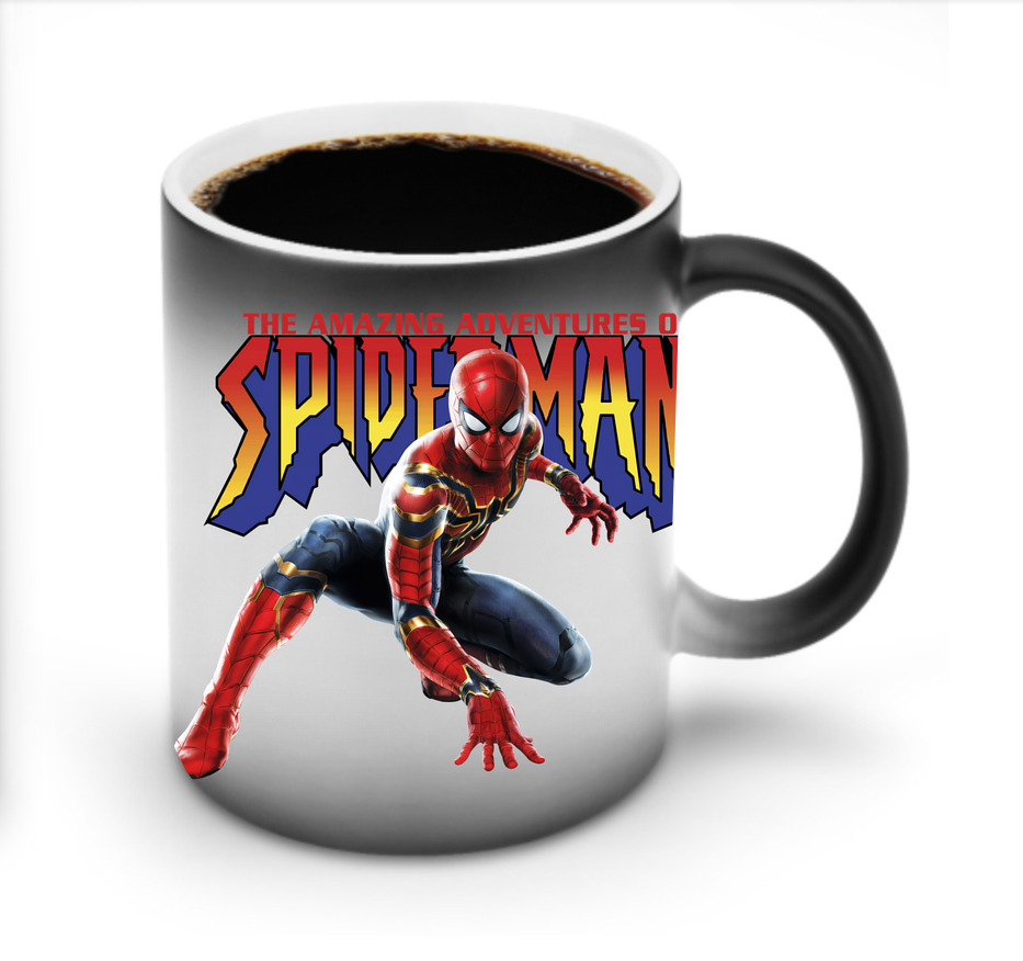 （画像用） Spider Man スパイダーマン 温度変色マグカップ