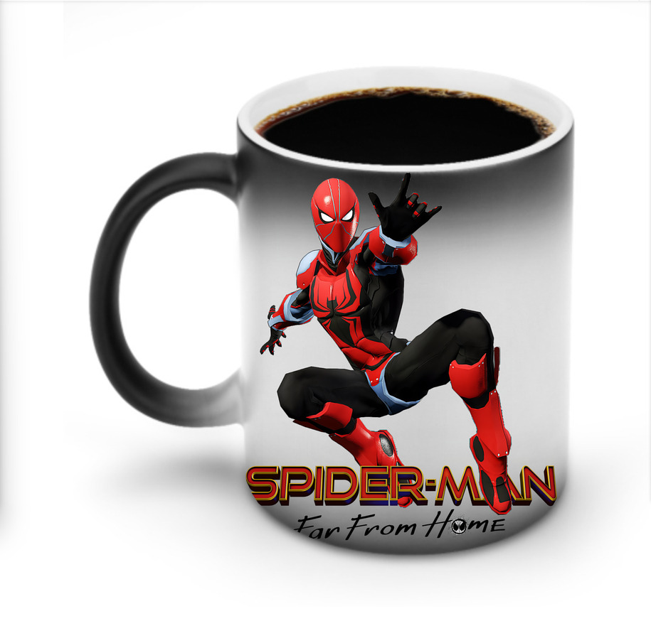 （画像用） Spider Man スパイダーマン 温度変色マグカップ