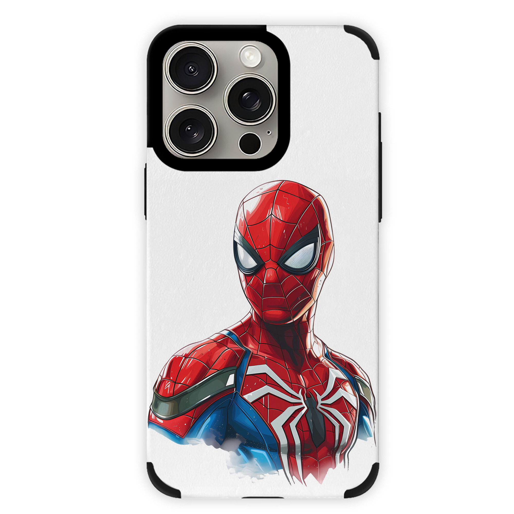 （画像用） Spider Man スパイダーマン 【iPhone15ProMax対応】 PUレザー スマホケース 耐衝撃＆黄変防止