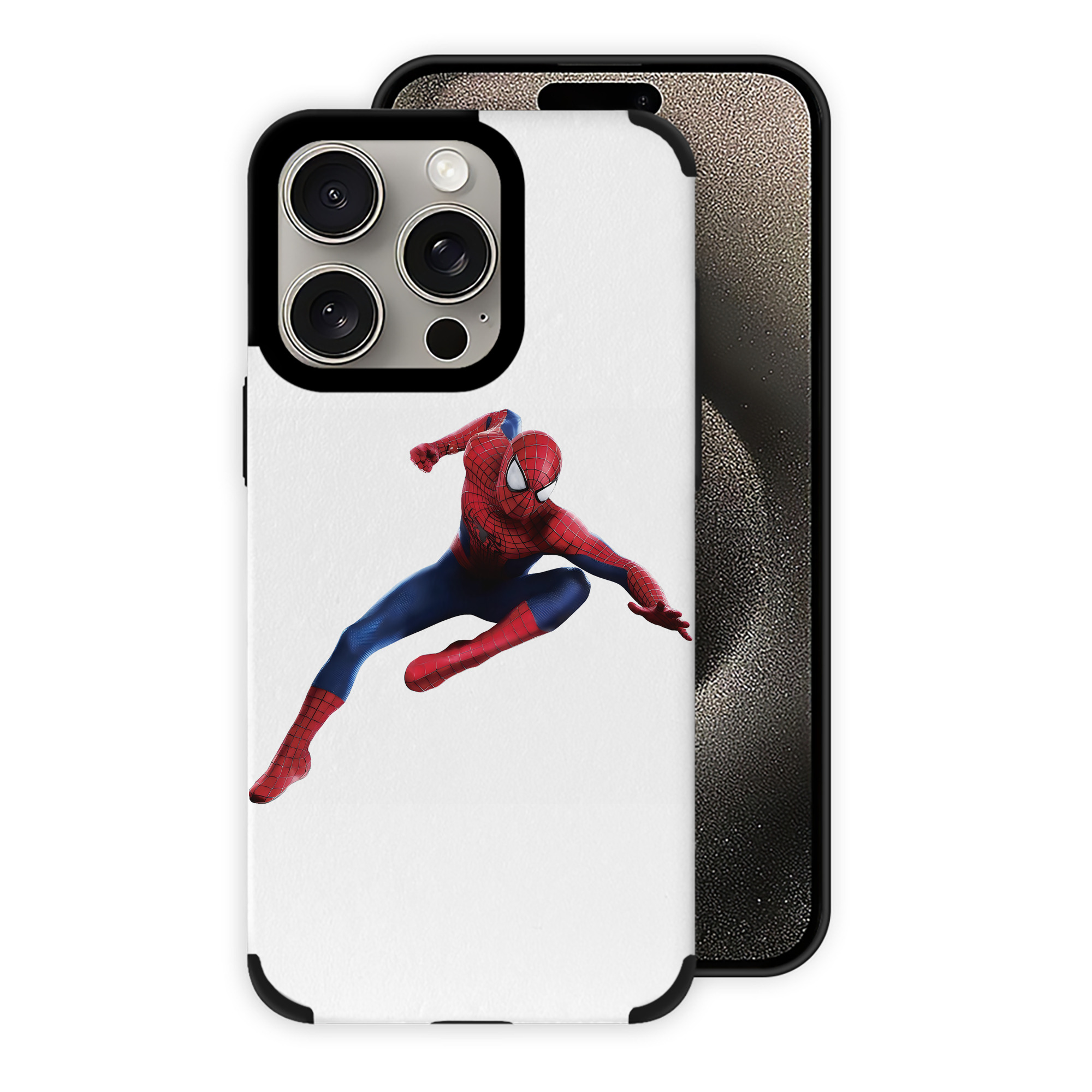 Spider Man スパイダーマン 【iPhone15ProMax対応】 PUレザー スマホケース 耐衝撃＆黄変防止