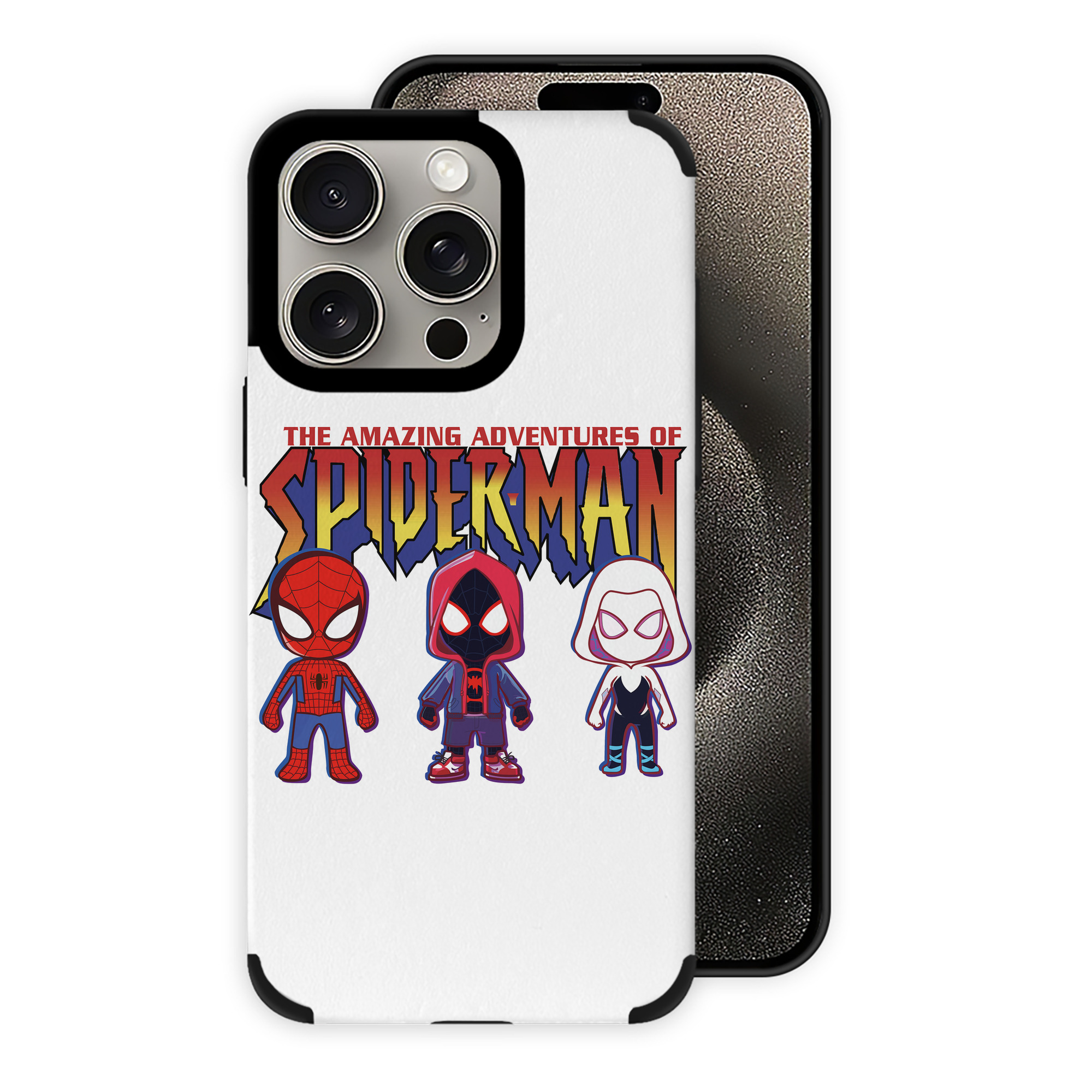 Spider Man スパイダーマン 【iPhone15ProMax対応】 PUレザー スマホケース 耐衝撃＆黄変防止