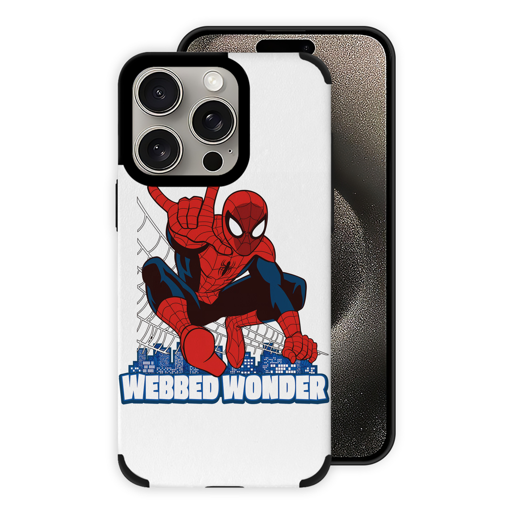 Spider Man スパイダーマン 【iPhone15ProMax対応】 PUレザー スマホケース 耐衝撃＆黄変防止