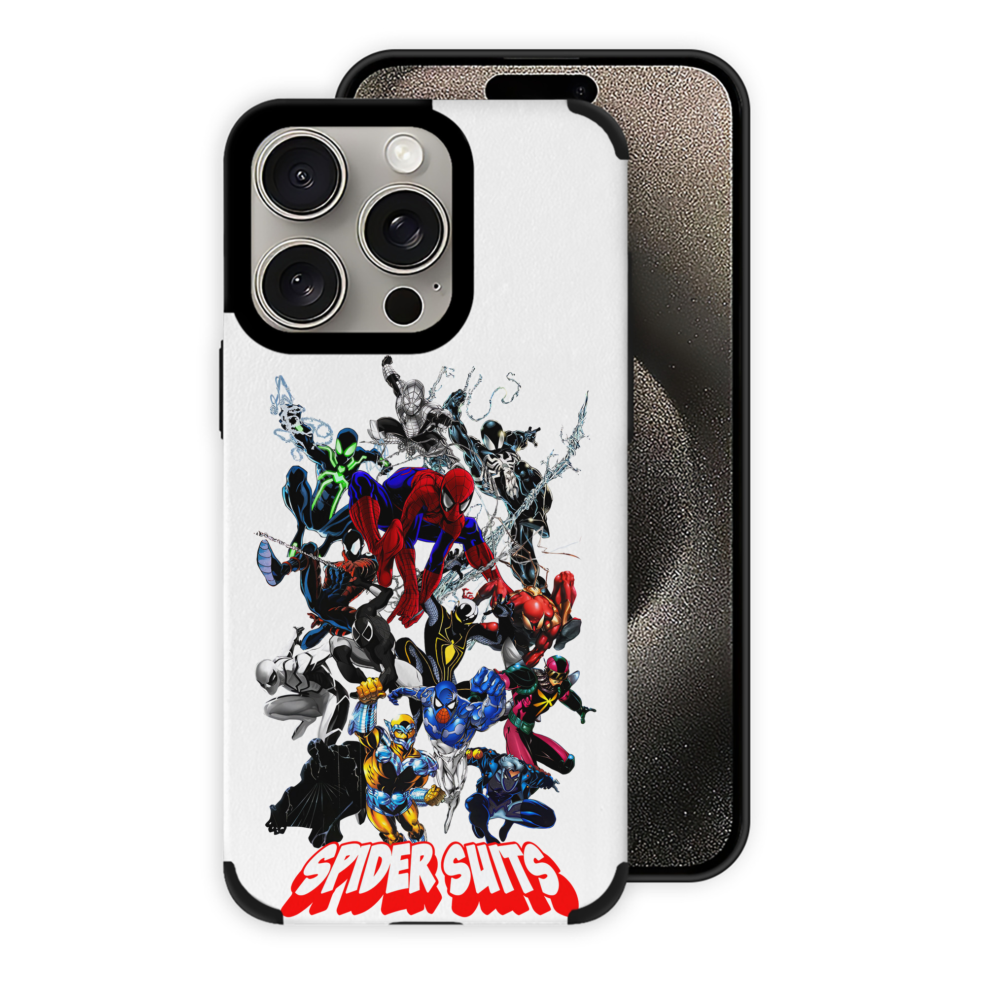 Spider Man スパイダーマン 【iPhone15ProMax対応】 PUレザー スマホケース 耐衝撃＆黄変防止
