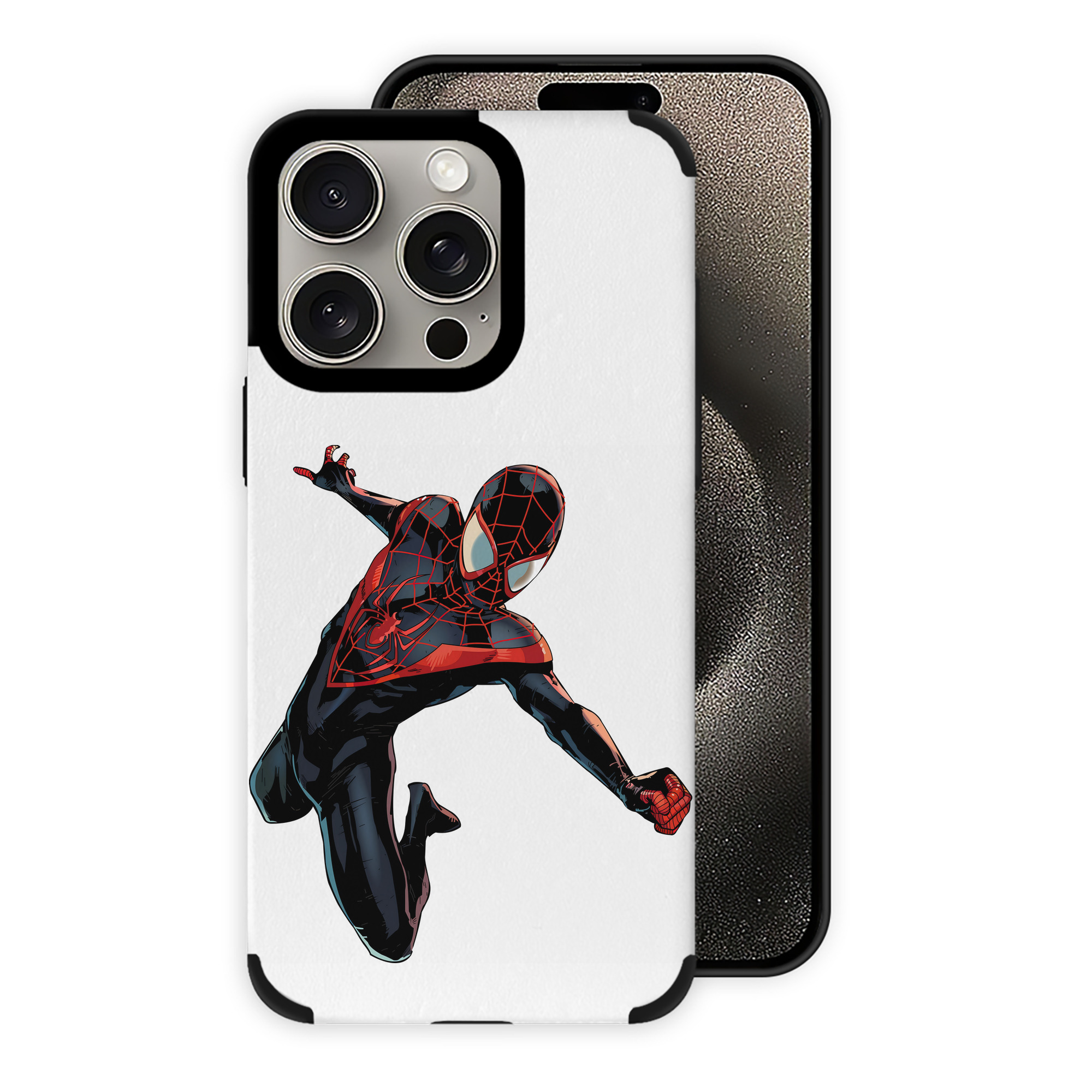 Spider Man スパイダーマン 【iPhone15ProMax対応】 PUレザー スマホケース 耐衝撃＆黄変防止