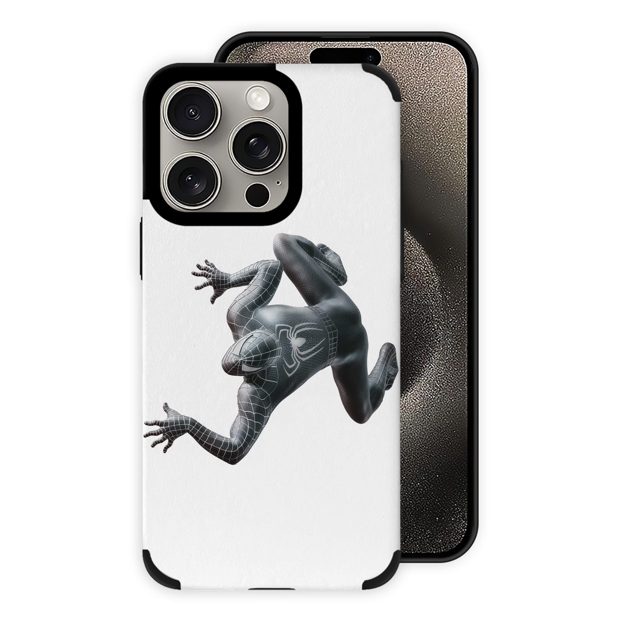 Spider Man スパイダーマン 【iPhone15ProMax対応】 PUレザー スマホケース 耐衝撃＆黄変防止