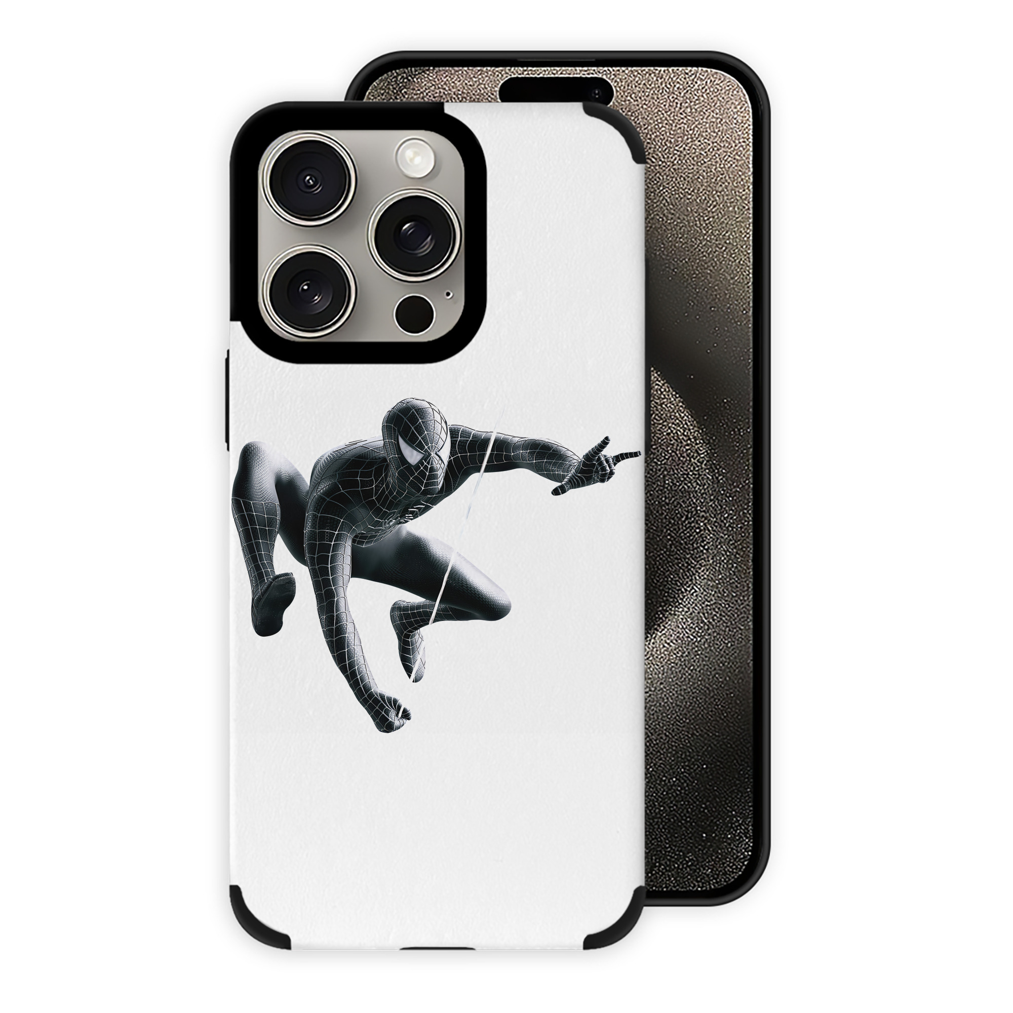 Spider Man スパイダーマン 【iPhone15ProMax対応】 PUレザー スマホケース 耐衝撃＆黄変防止