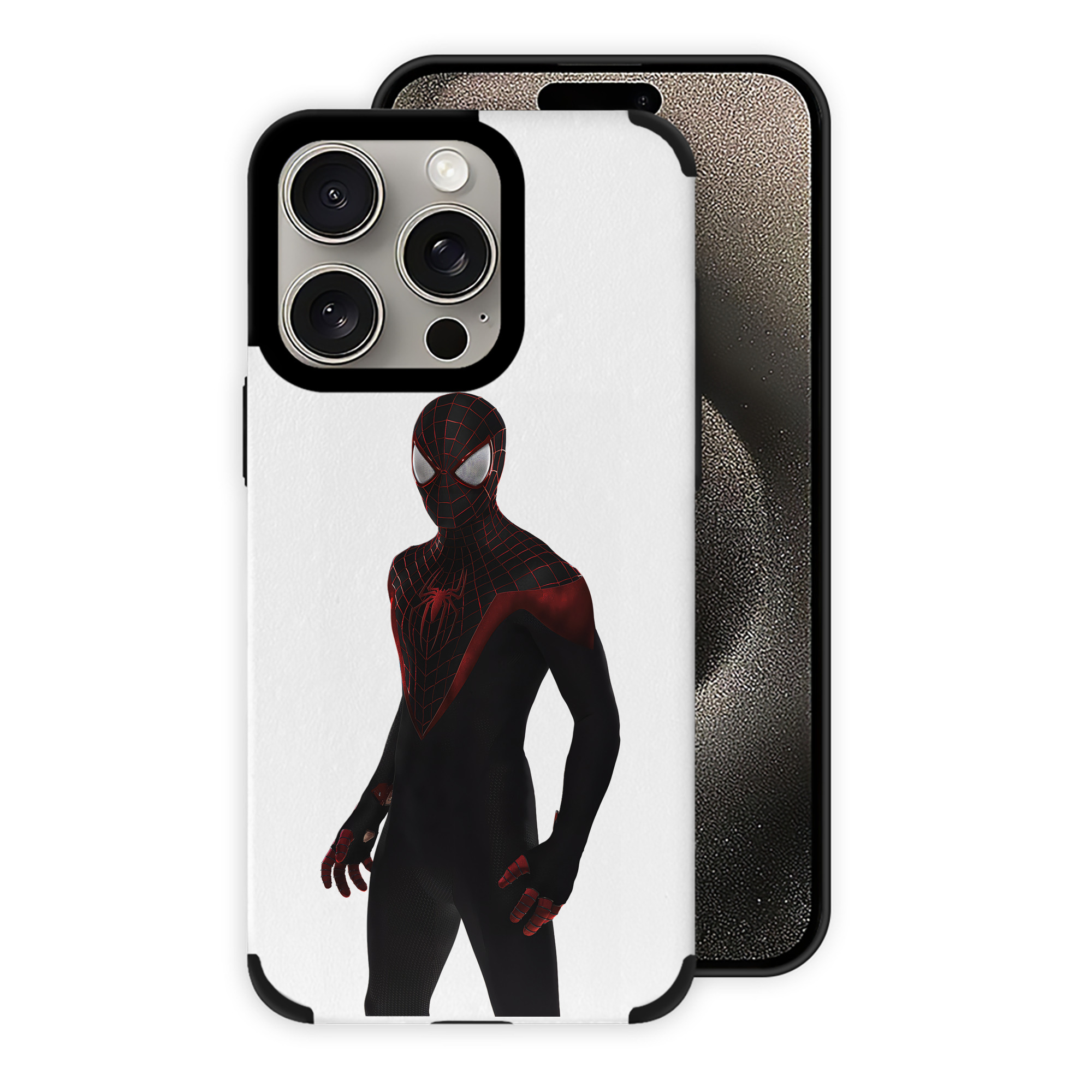Spider Man スパイダーマン 【iPhone15ProMax対応】 PUレザー スマホケース 耐衝撃＆黄変防止