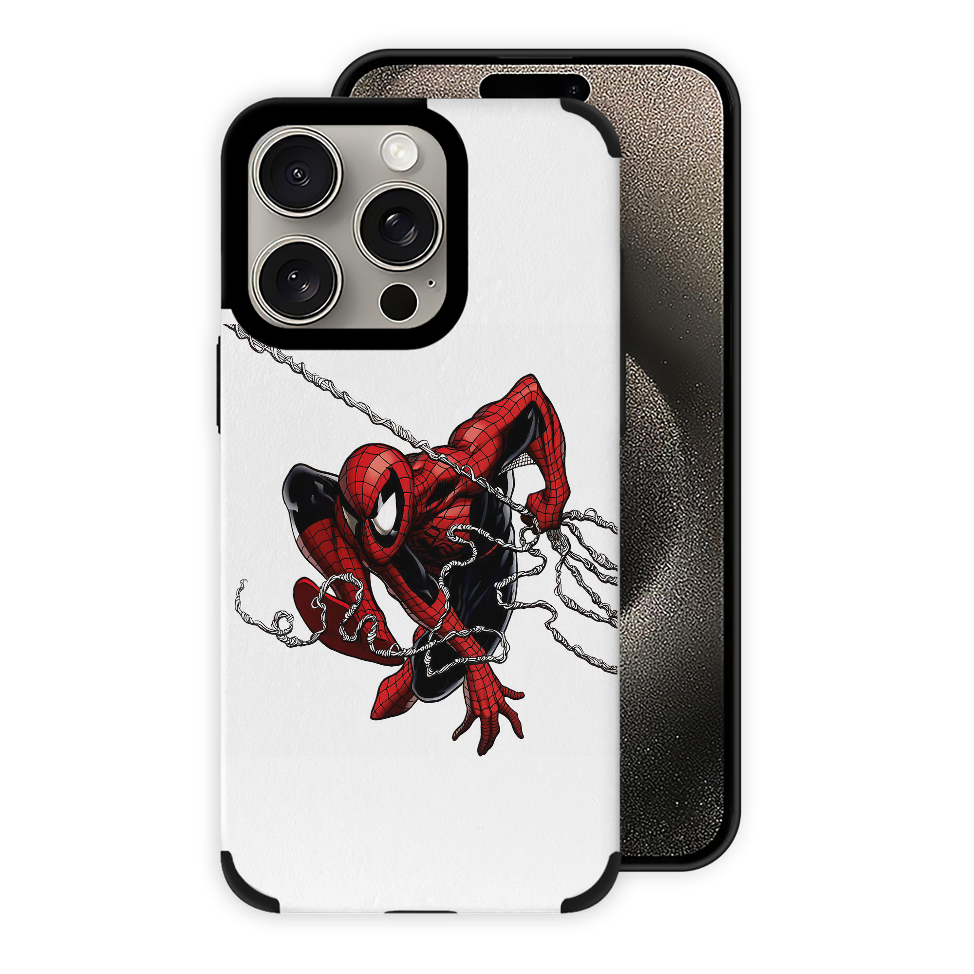Spider Man スパイダーマン 【iPhone15ProMax対応】 PUレザー スマホケース 耐衝撃＆黄変防止