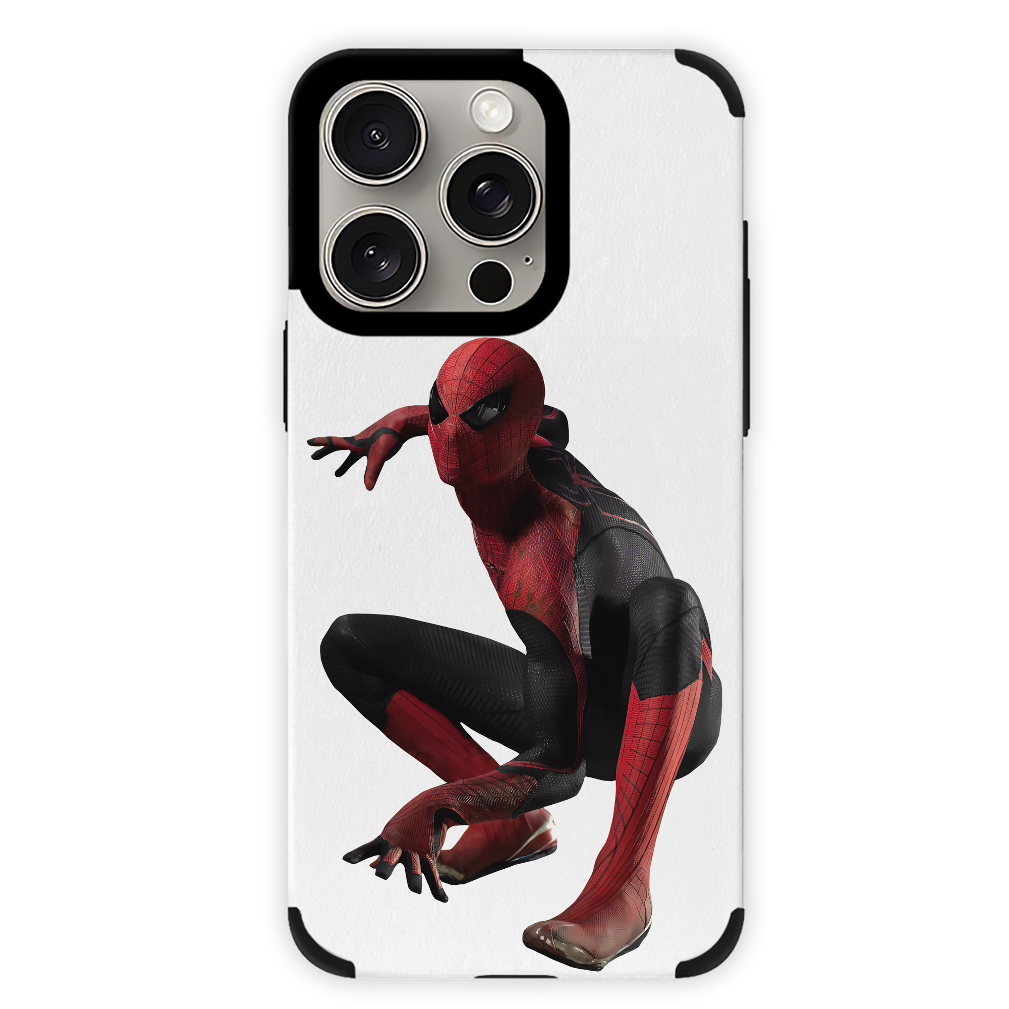 （画像用） Spider Man スパイダーマン 【iPhone15ProMax対応】 PUレザー スマホケース 耐衝撃＆黄変防止