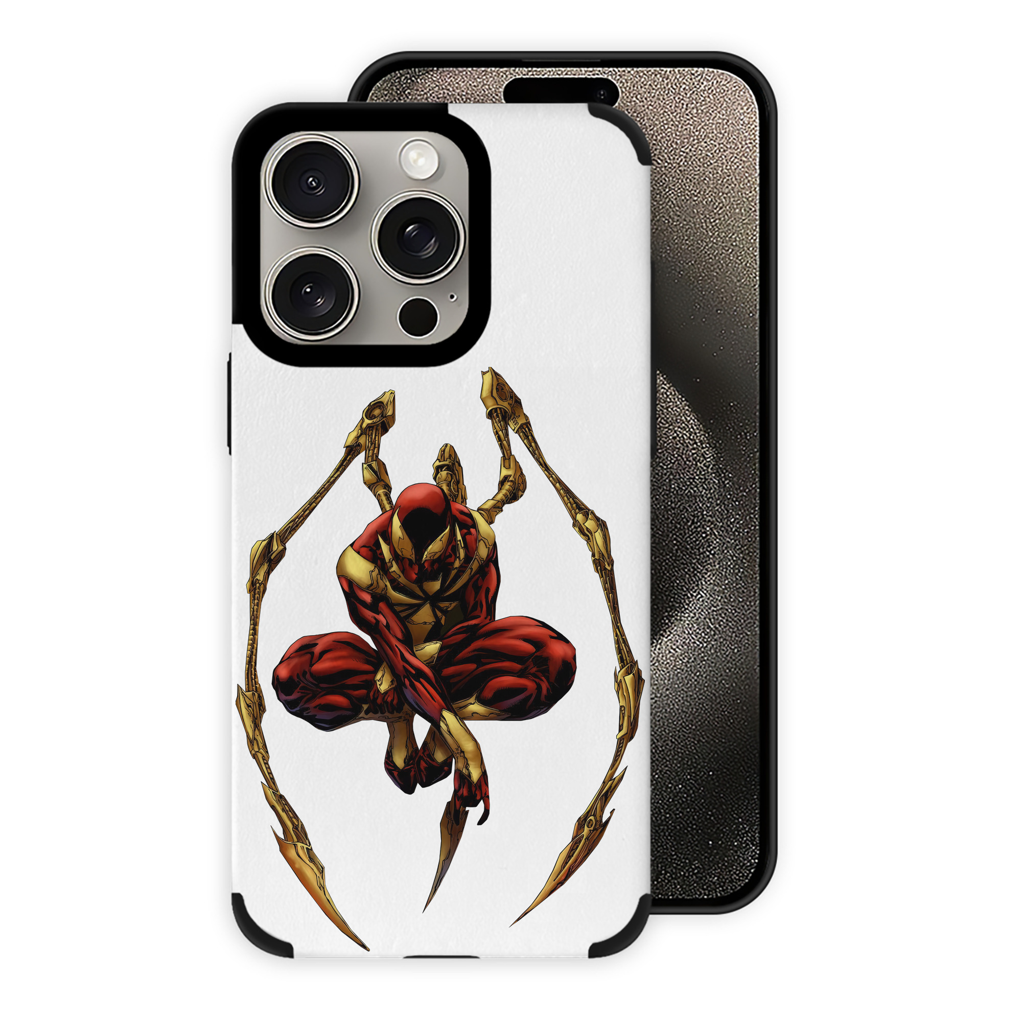 （画像用） Spider Man スパイダーマン 【iPhone15ProMax対応】 PUレザー スマホケース 耐衝撃＆黄変防止