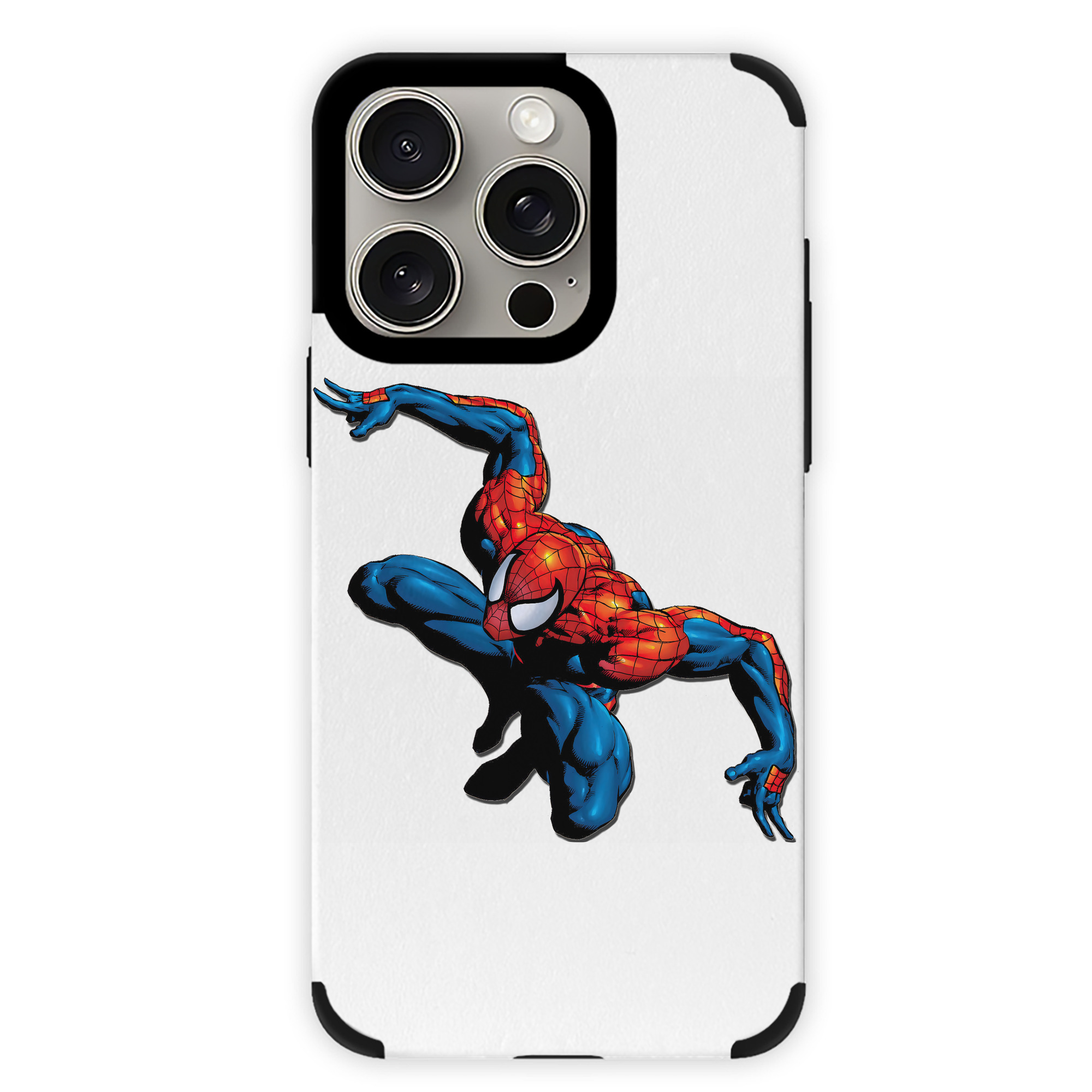 Spider Man スパイダーマン 【iPhone15ProMax対応】 PUレザー スマホケース 耐衝撃＆黄変防止