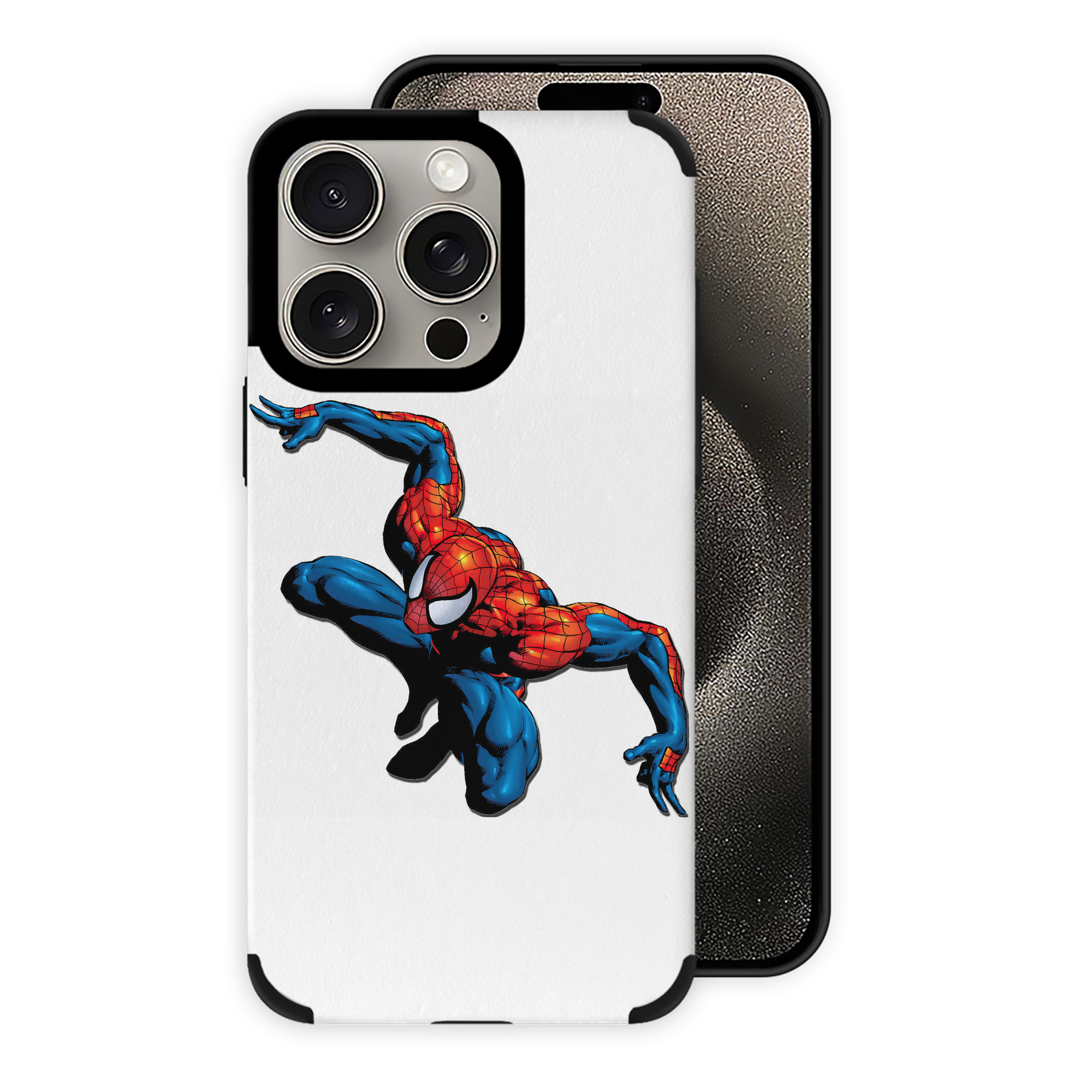 Spider Man スパイダーマン 【iPhone15ProMax対応】 PUレザー スマホケース 耐衝撃＆黄変防止