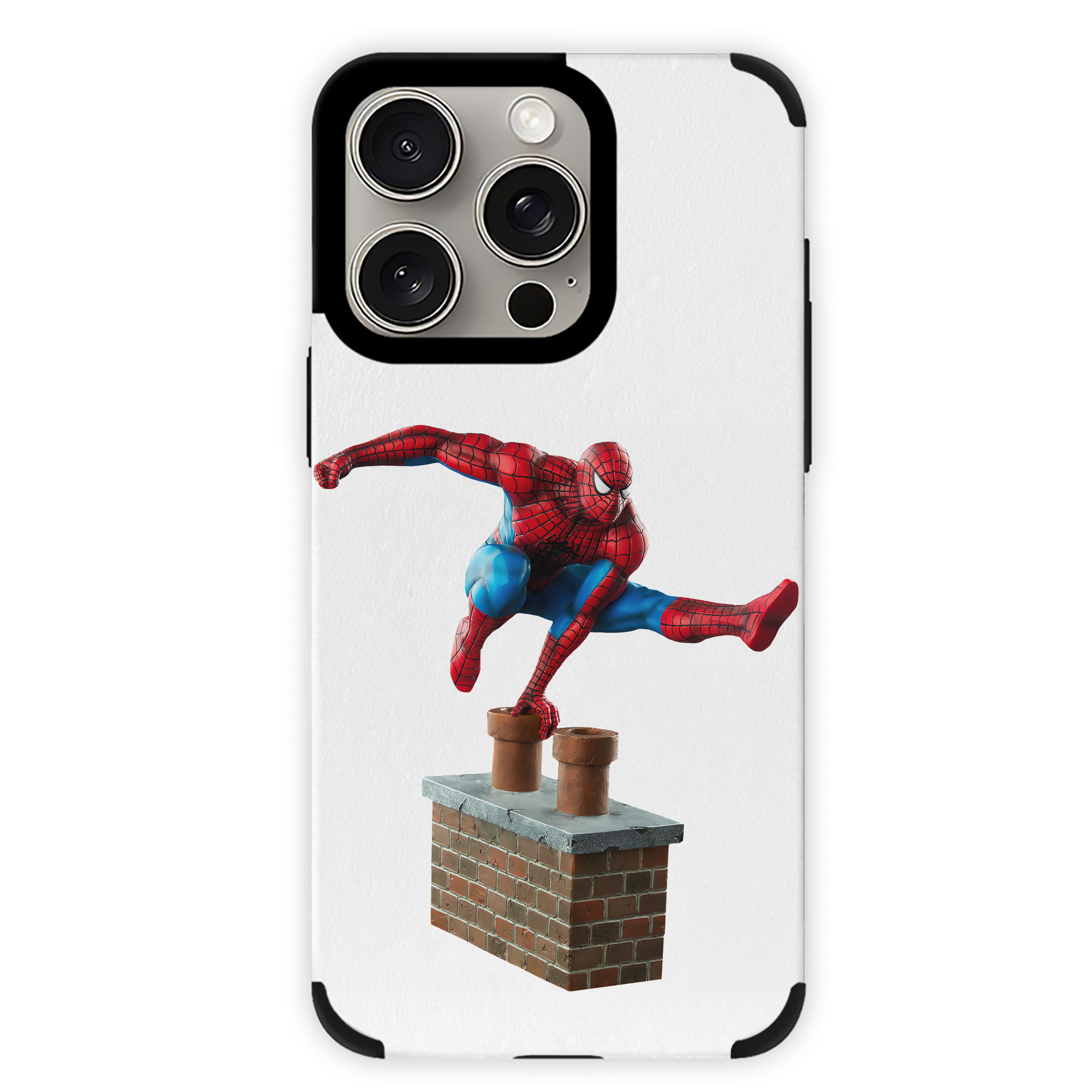 （画像用） Spider Man スパイダーマン 【iPhone15ProMax対応】 PUレザー スマホケース 耐衝撃＆黄変防止