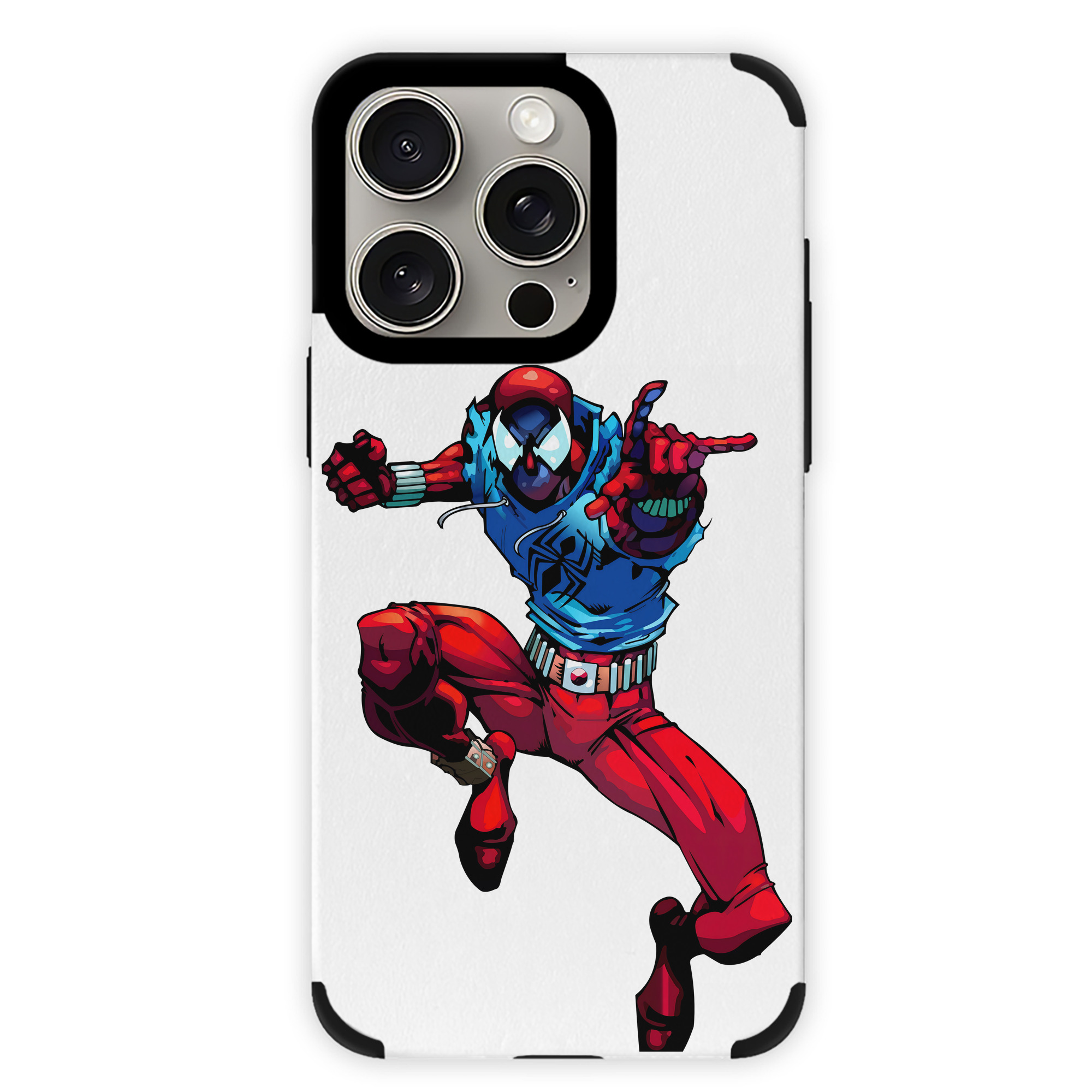 （画像用） Spider Man スパイダーマン 【iPhone15ProMax対応】 PUレザー スマホケース 耐衝撃＆黄変防止