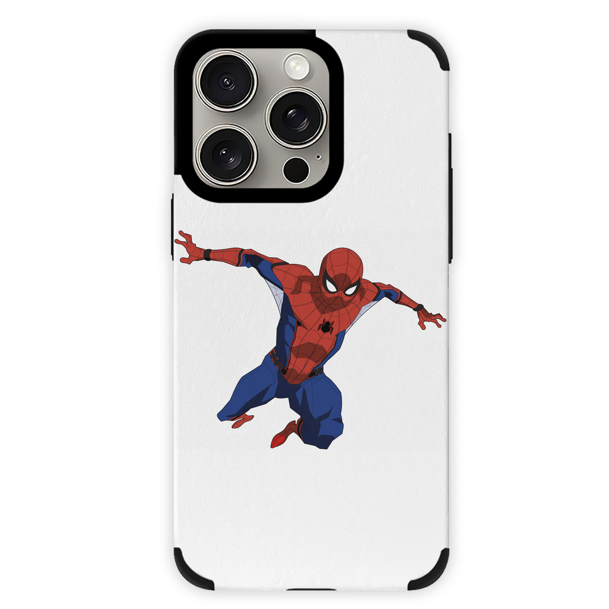 （画像用） Spider Man スパイダーマン 【iPhone15ProMax対応】 PUレザー スマホケース 耐衝撃＆黄変防止