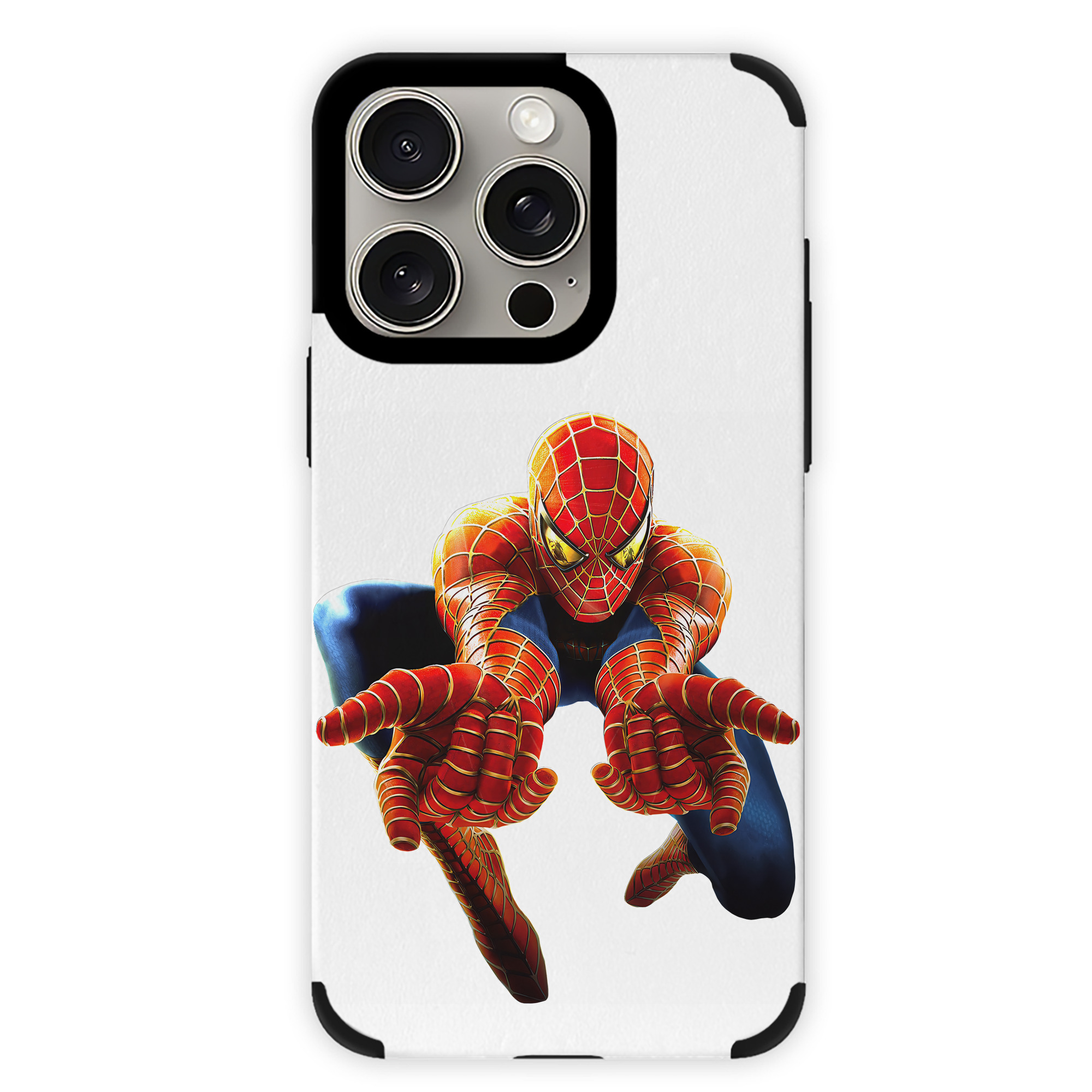 （画像用） Spider Man スパイダーマン 【iPhone15ProMax対応】 PUレザー スマホケース 耐衝撃＆黄変防止