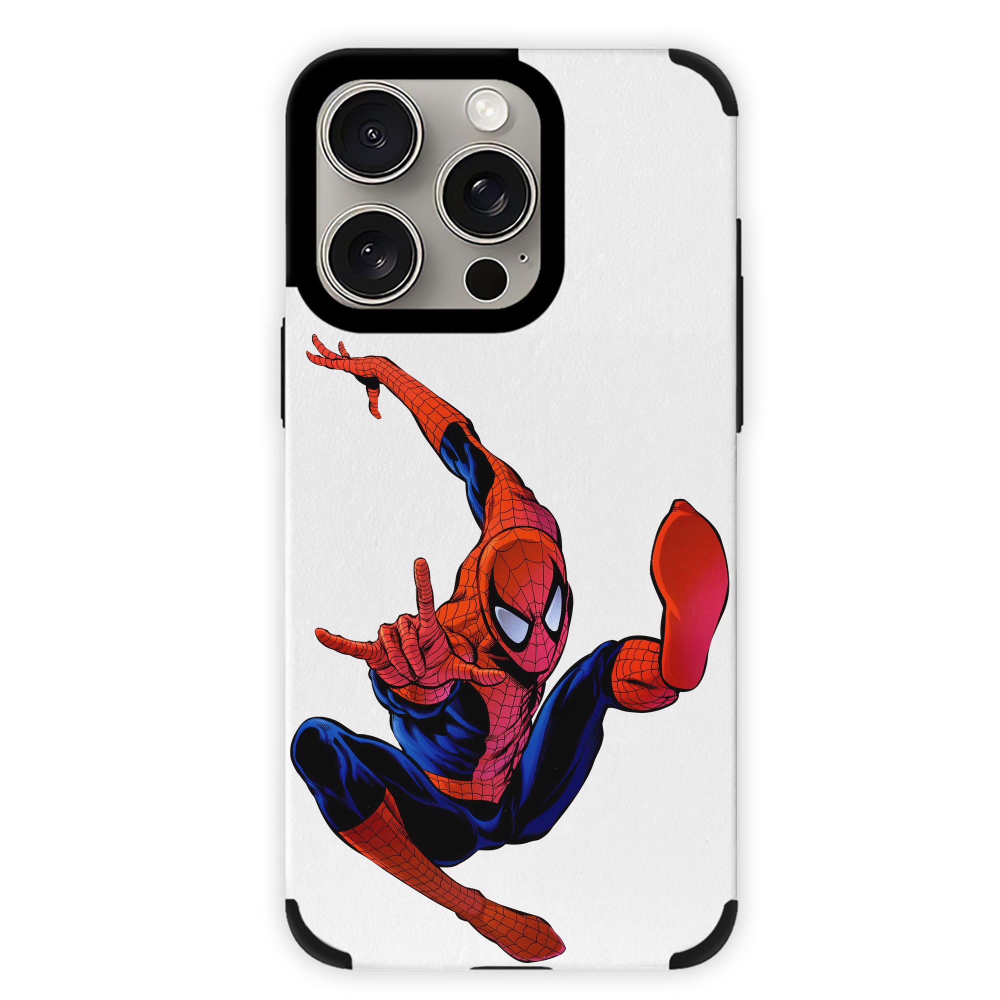 （画像用） Spider Man スパイダーマン 【iPhone15ProMax対応】 PUレザー スマホケース 耐衝撃＆黄変防止