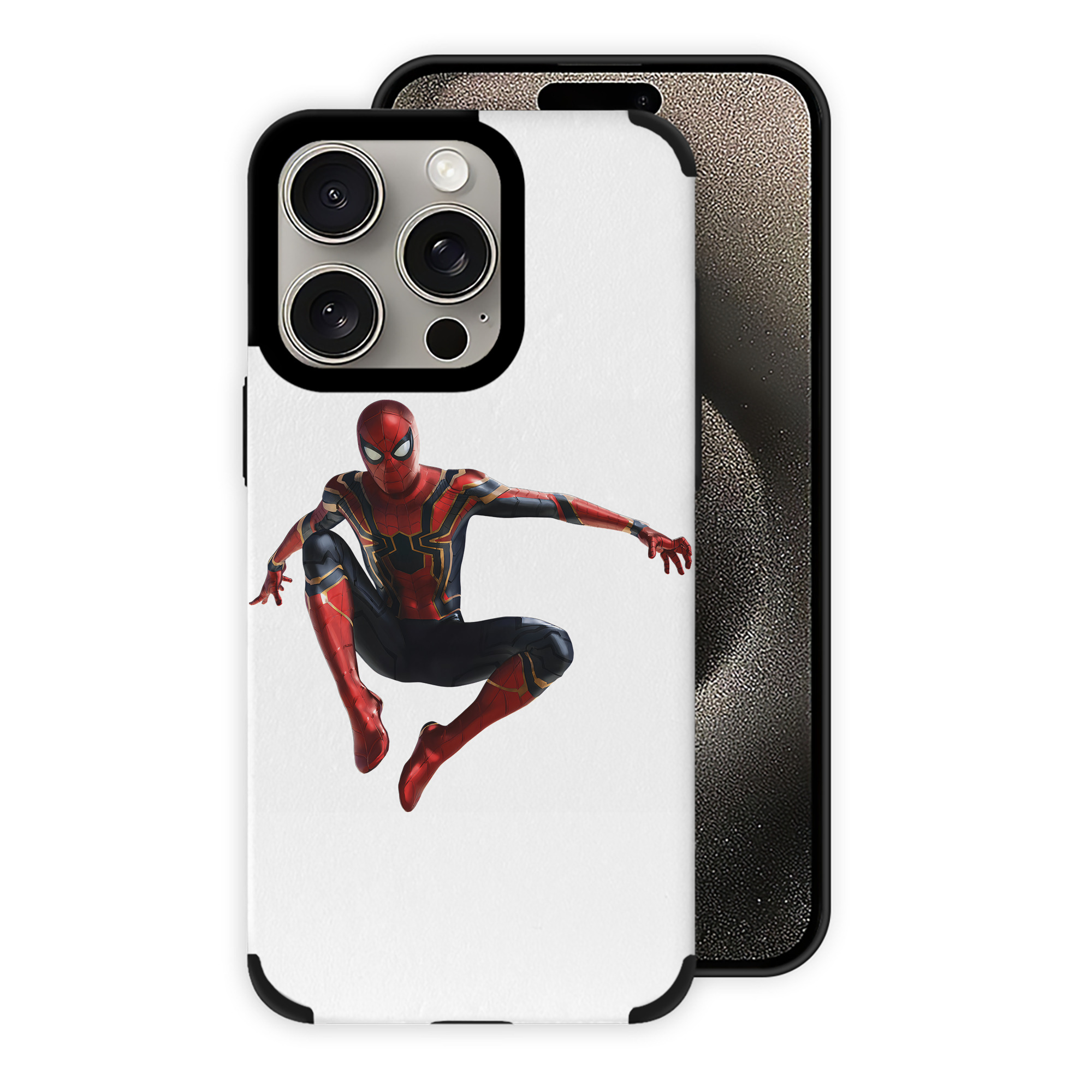 Spider Man スパイダーマン 【iPhone15ProMax対応】 PUレザー スマホケース 耐衝撃＆黄変防止