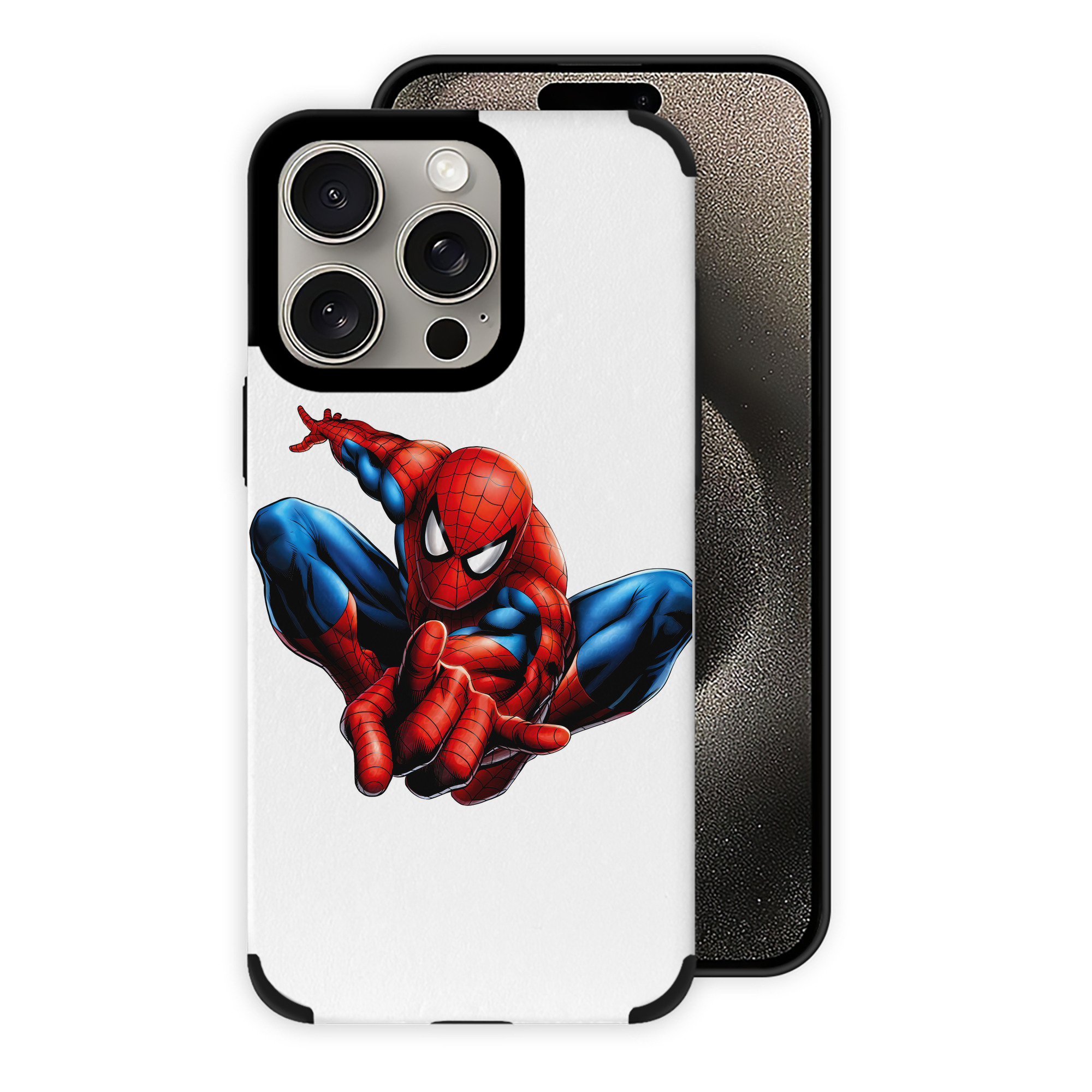 Spider Man スパイダーマン 【iPhone15ProMax対応】 PUレザー スマホケース 耐衝撃＆黄変防止