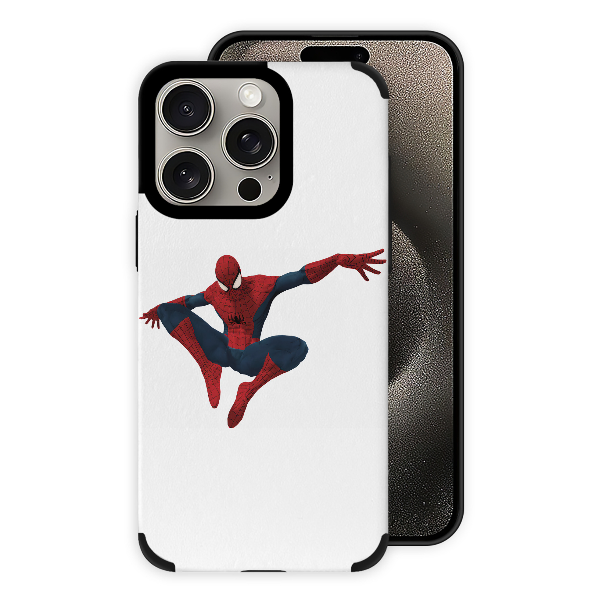 Spider Man スパイダーマン 【iPhone15ProMax対応】 PUレザー スマホケース 耐衝撃＆黄変防止