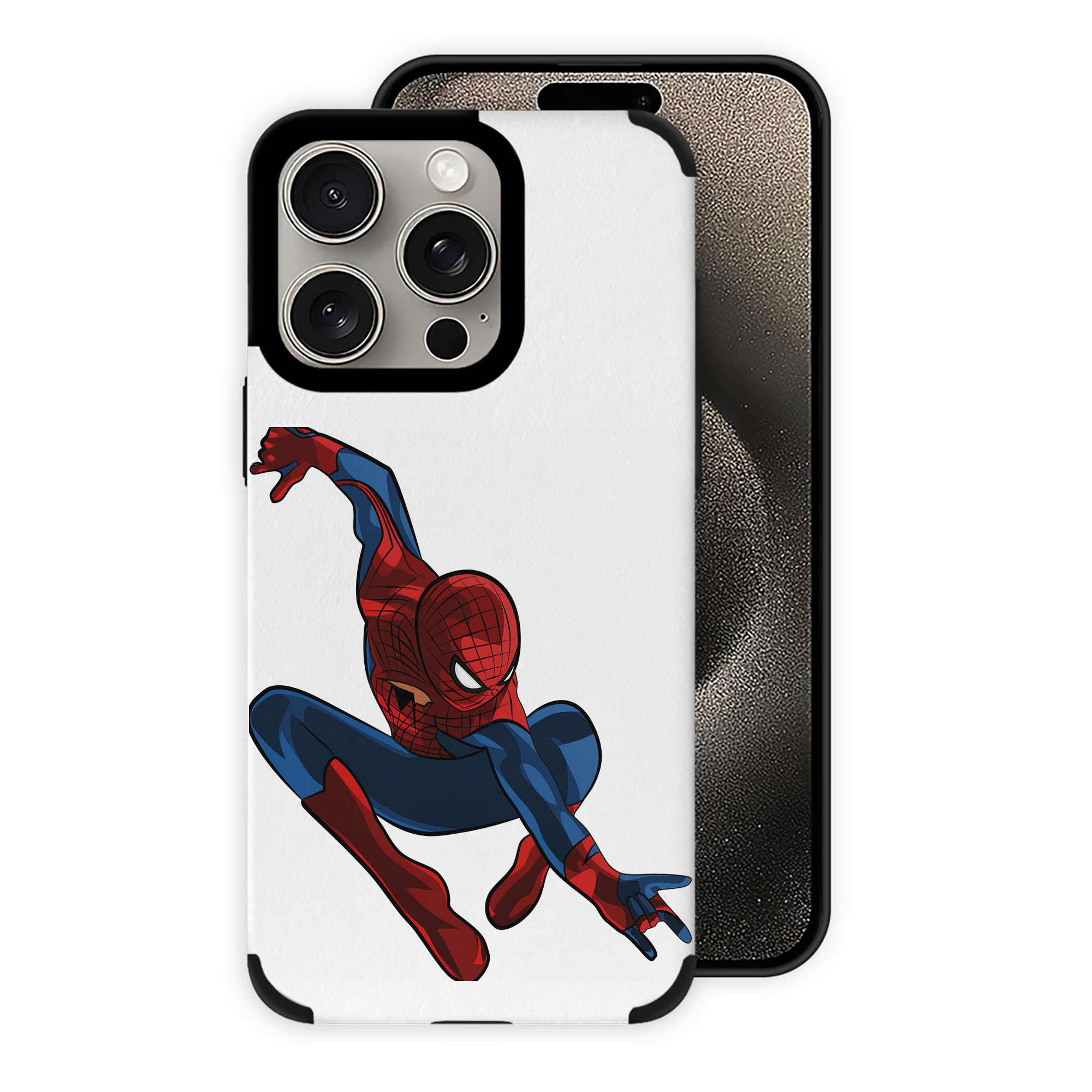 Spider Man スパイダーマン 【iPhone15ProMax対応】 PUレザー スマホケース 耐衝撃＆黄変防止