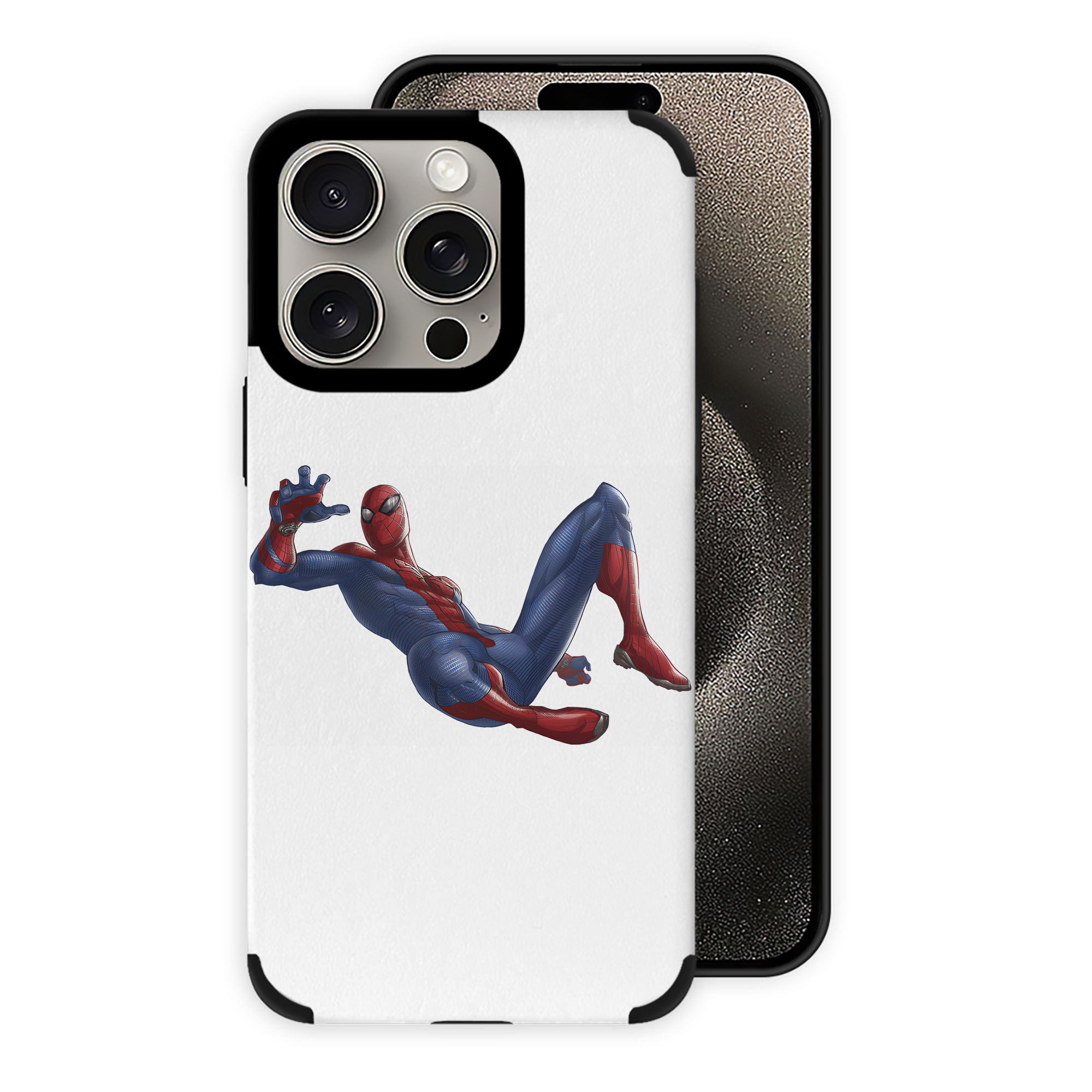 Spider Man スパイダーマン 【iPhone15ProMax対応】 PUレザー スマホケース 耐衝撃＆黄変防止