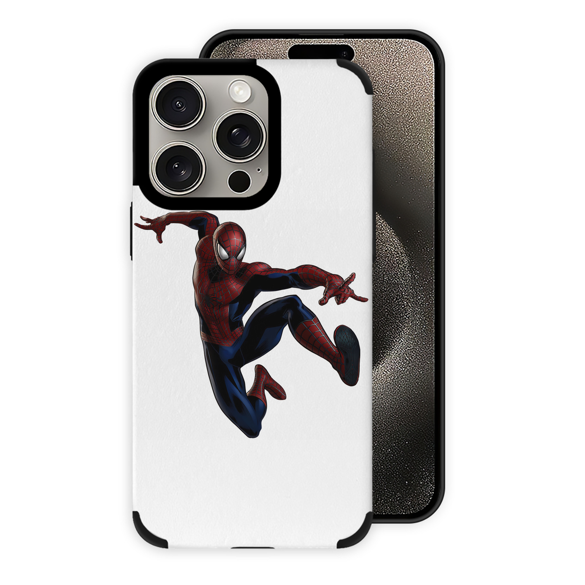 Spider Man スパイダーマン 【iPhone15ProMax対応】 PUレザー スマホケース 耐衝撃＆黄変防止