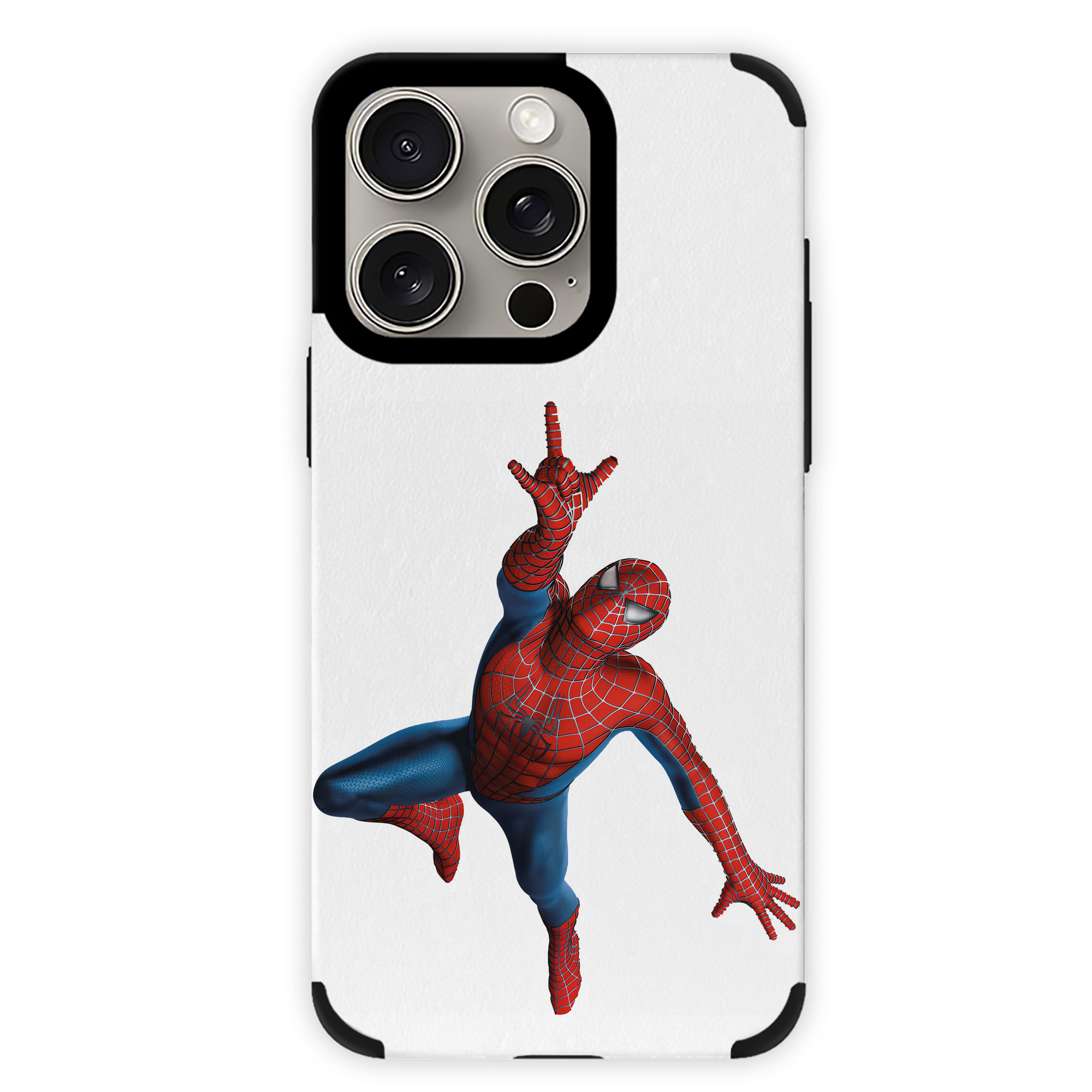 （画像用） Spider Man スパイダーマン 【iPhone15ProMax対応】 PUレザー スマホケース 耐衝撃＆黄変防止