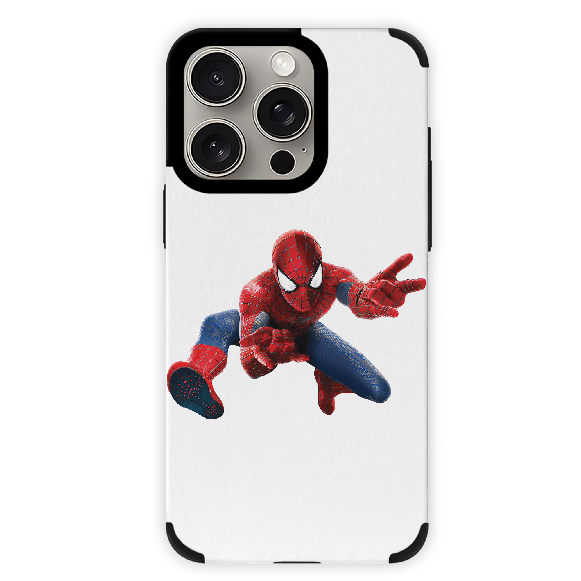 （画像用） Spider Man スパイダーマン 【iPhone15ProMax対応】 PUレザー スマホケース 耐衝撃＆黄変防止